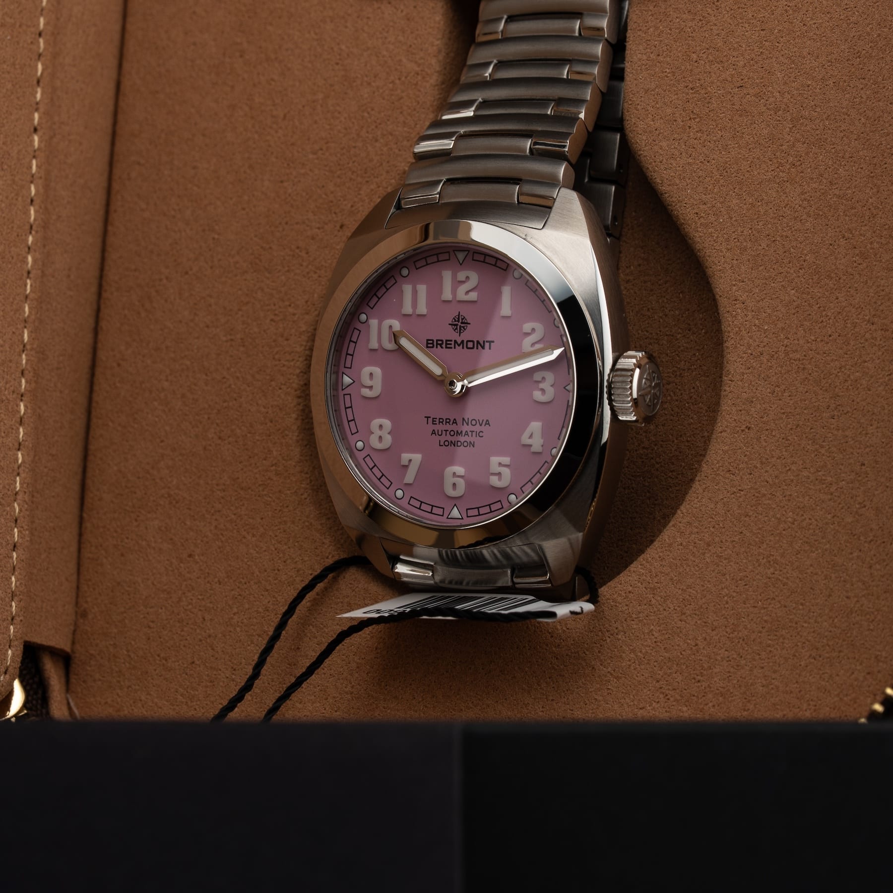 Bremont TN38-ND-SS-PK-B Terra Nova SS Pink Dial Bracelet