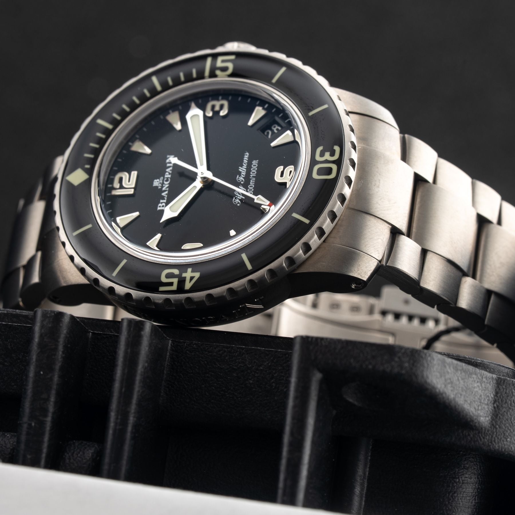 Blancpain Fifty Fathoms Automatic 42mm Black Dial 5010 12B30 98S