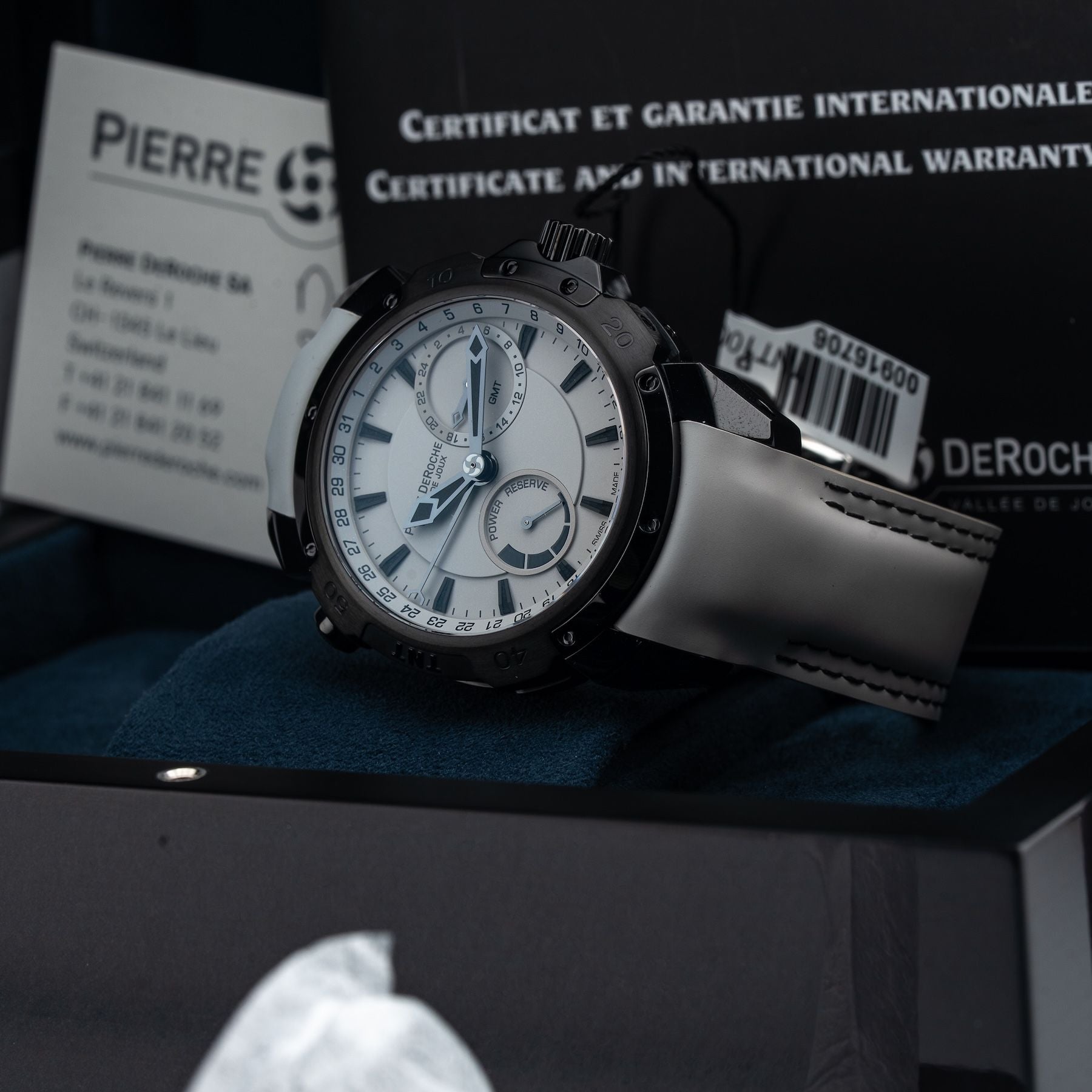 Pierre DeRoche TNT GMT Power Reserve 43