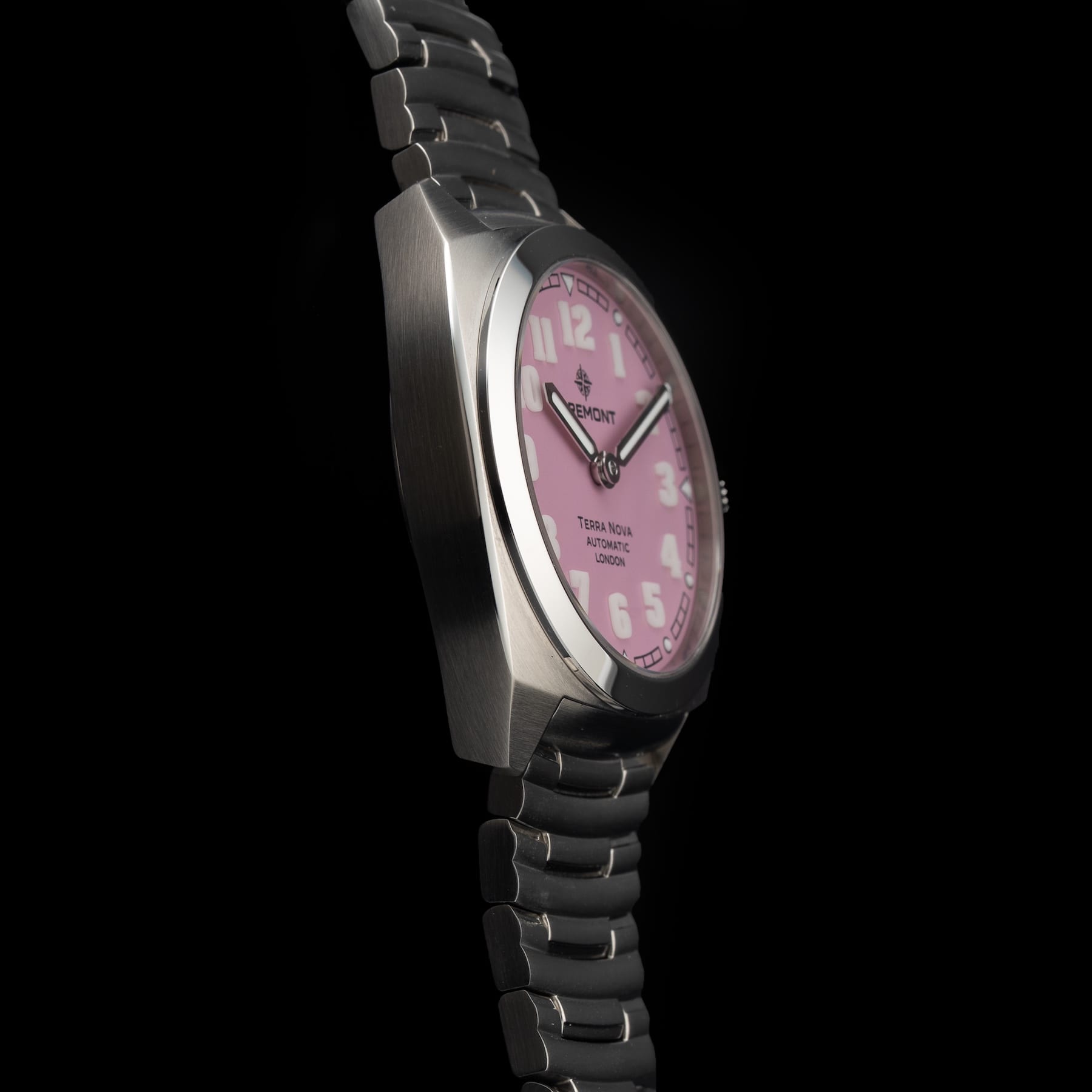 Bremont TN38-ND-SS-PK-B Terra Nova SS Pink Dial Bracelet