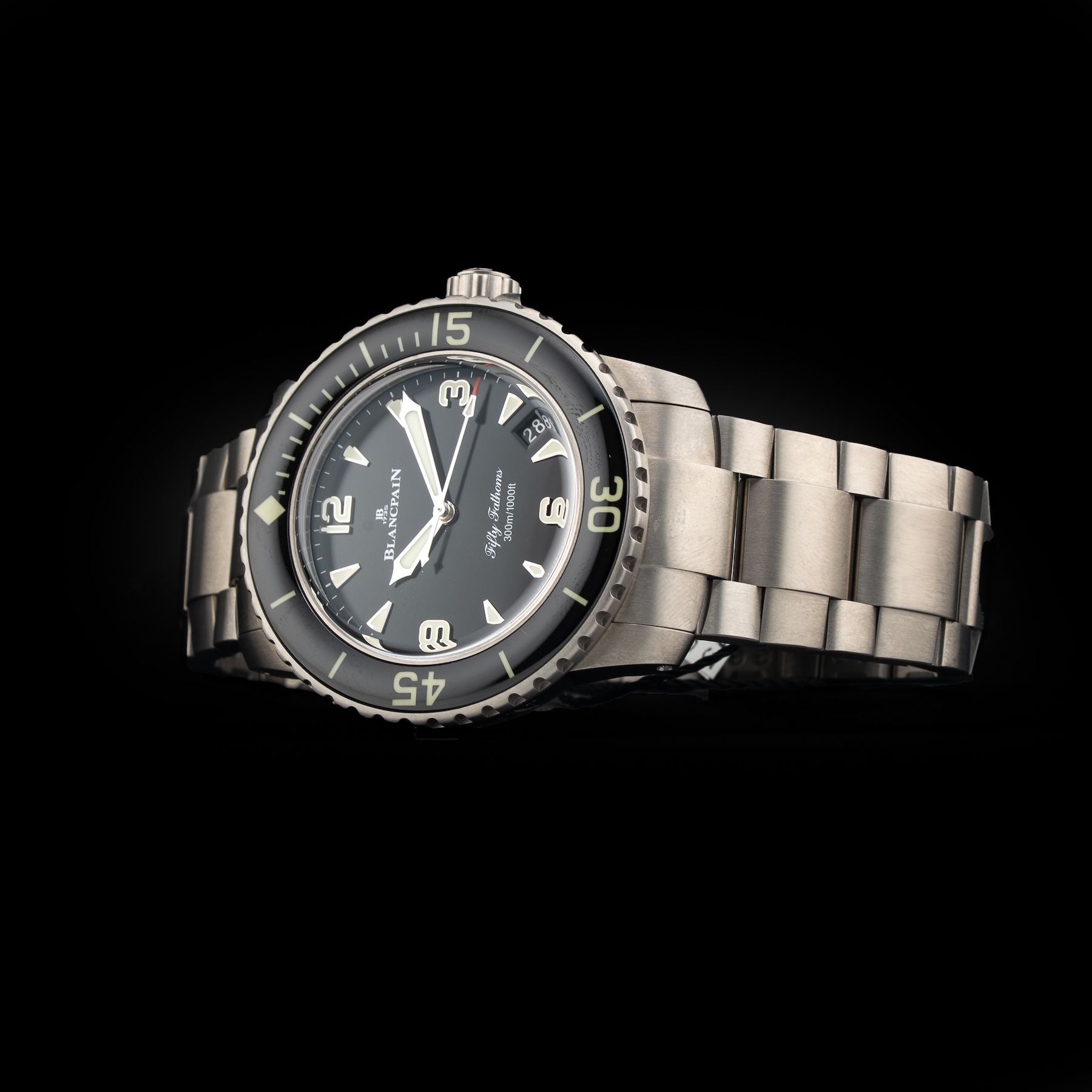 Blancpain Fifty Fathoms Automatic 42mm Black Dial 5010 12B30 98S