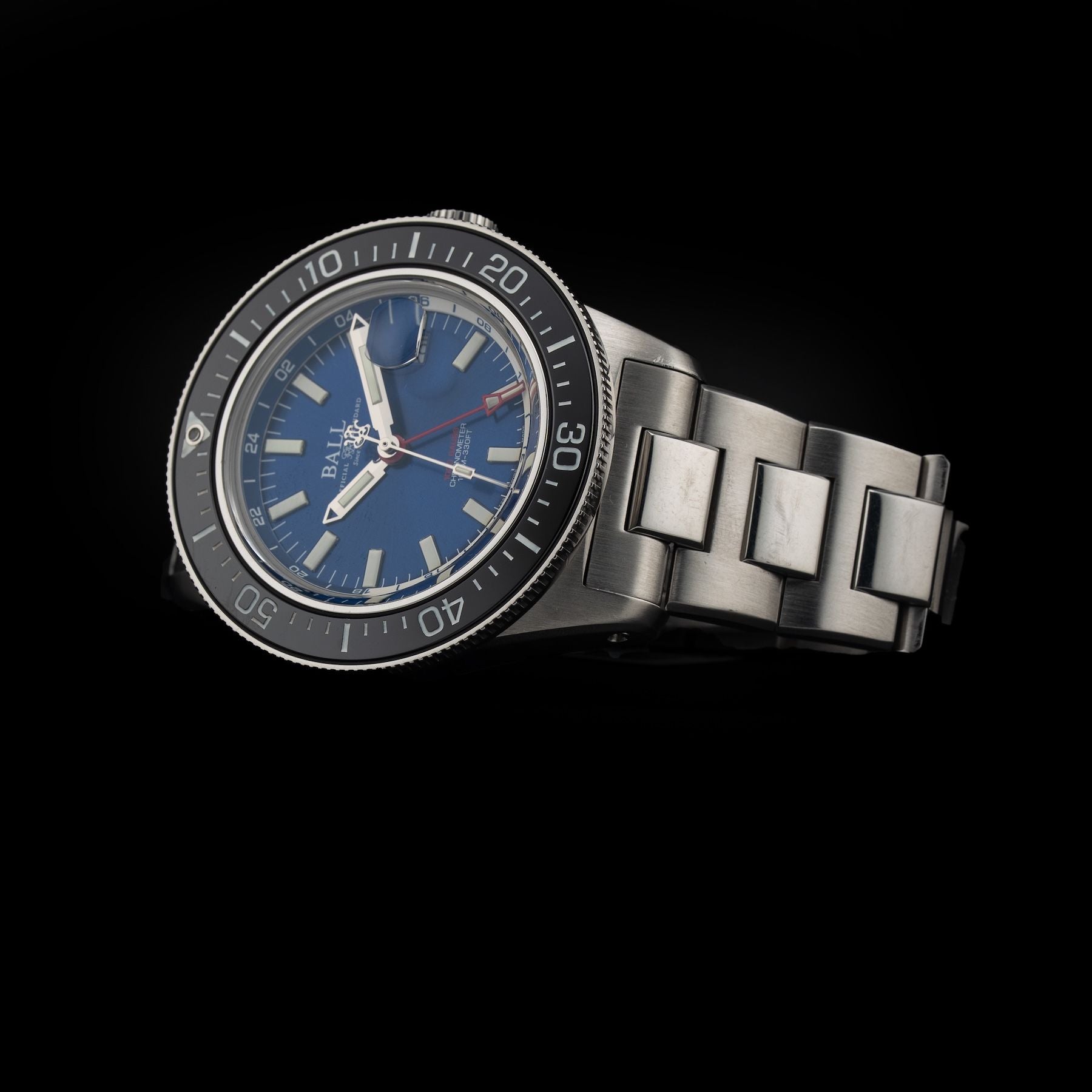 Ball Engineer III Hurricane Hunters 40mm Ceramic Elapsed Time Bezel Blue DG3006C-S1CJ-BE