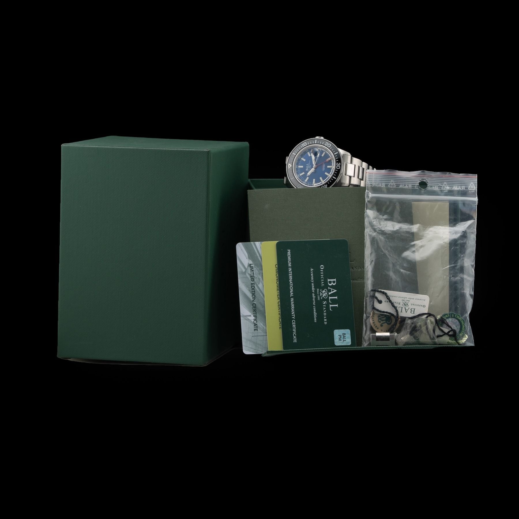 Ball Engineer III Hurricane Hunters 40mm Ceramic Elapsed Time Bezel Blue DG3006C-S1CJ-BE