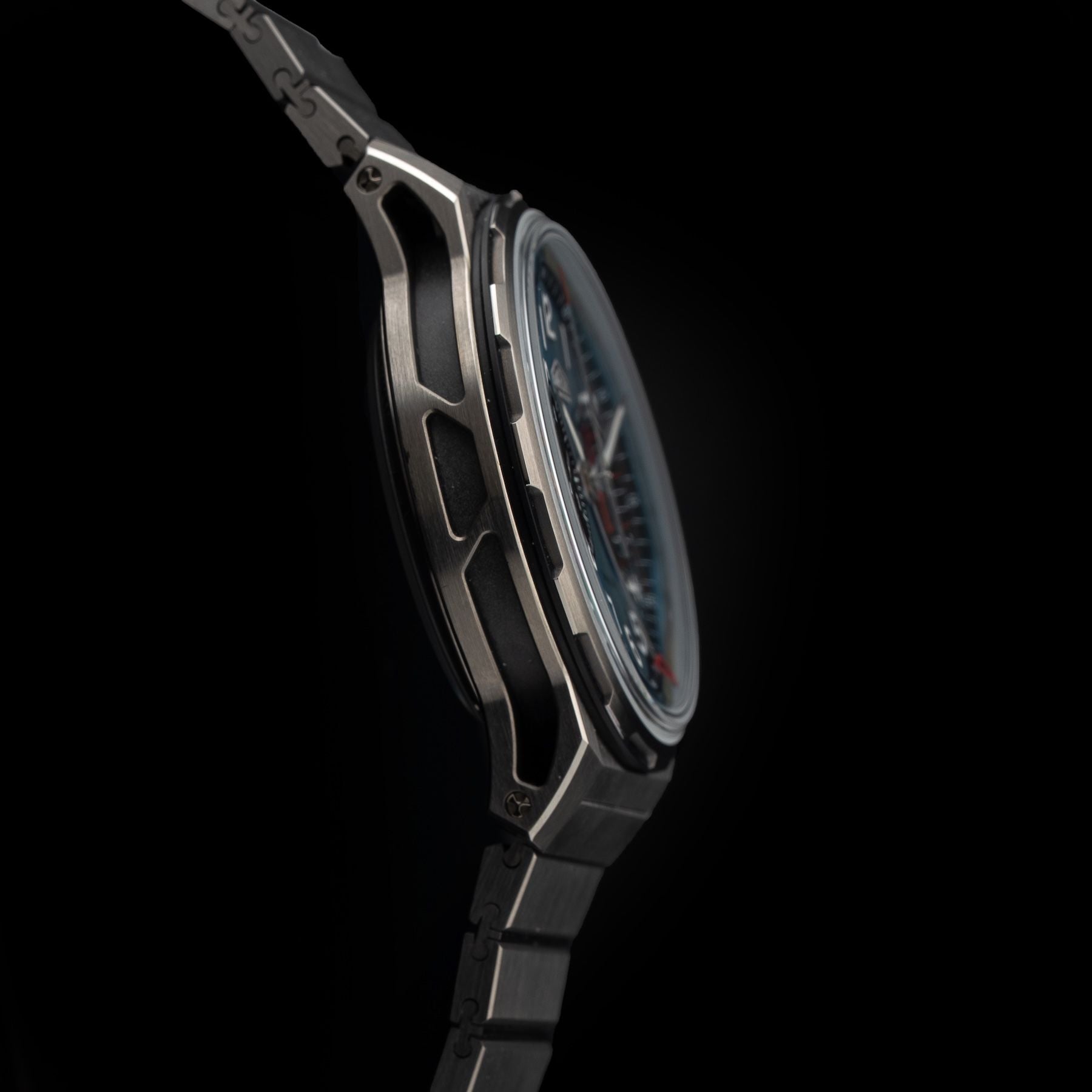 Angelus Chronodate Titanium Ice Blue 0CDZF.U03A.M009