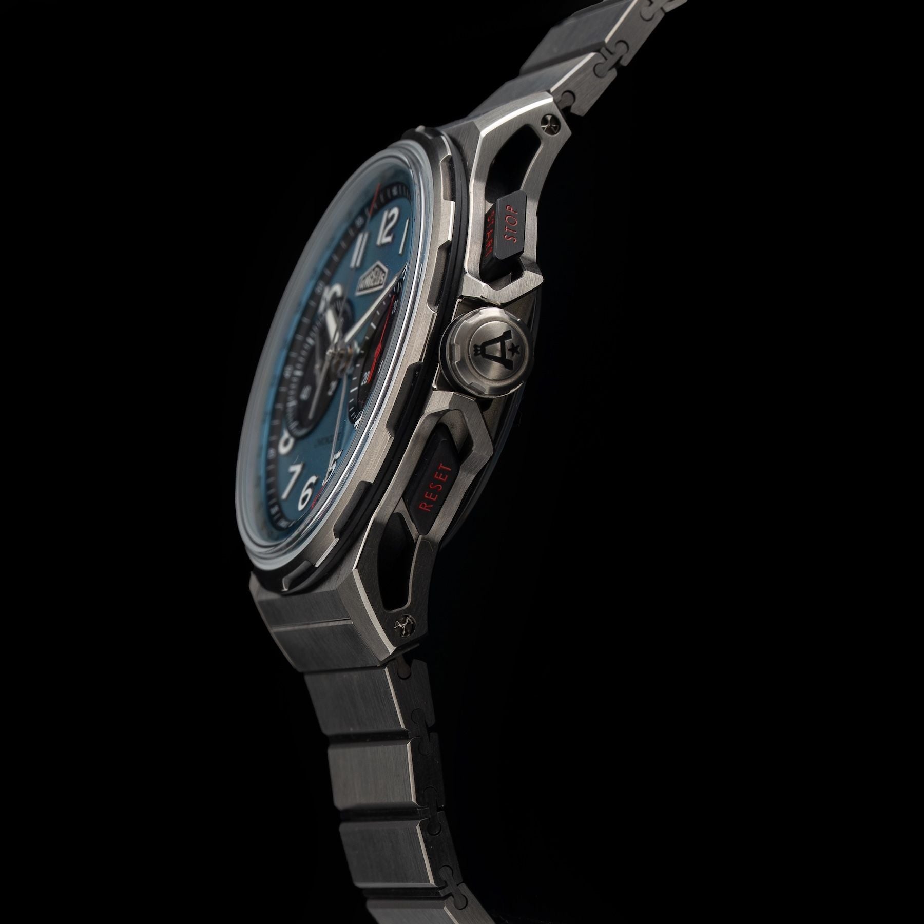 Angelus Chronodate Titanium Ice Blue 0CDZF.U03A.M009