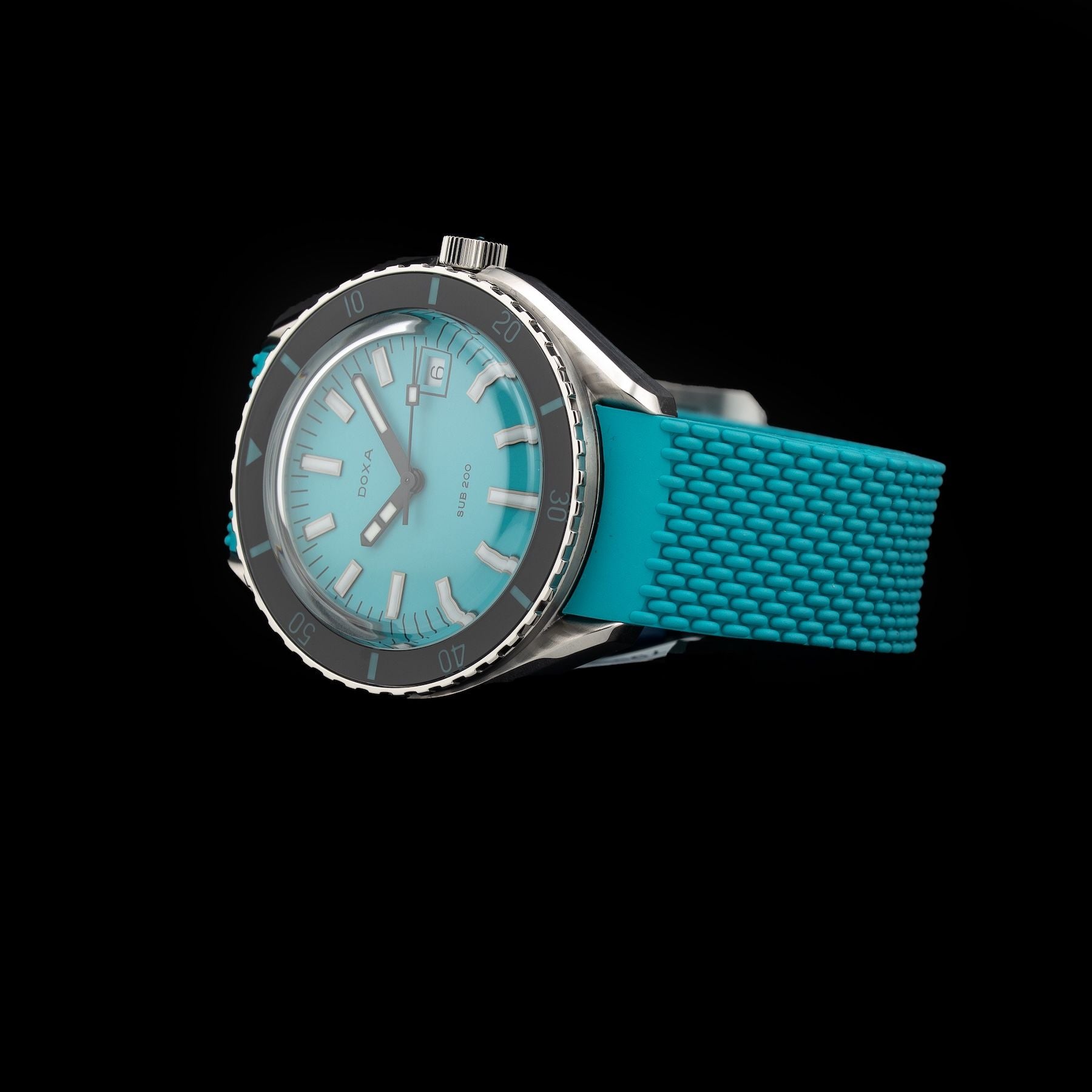 DOXA Sub 200 Aquamarine 799.10.241.25 on Strap