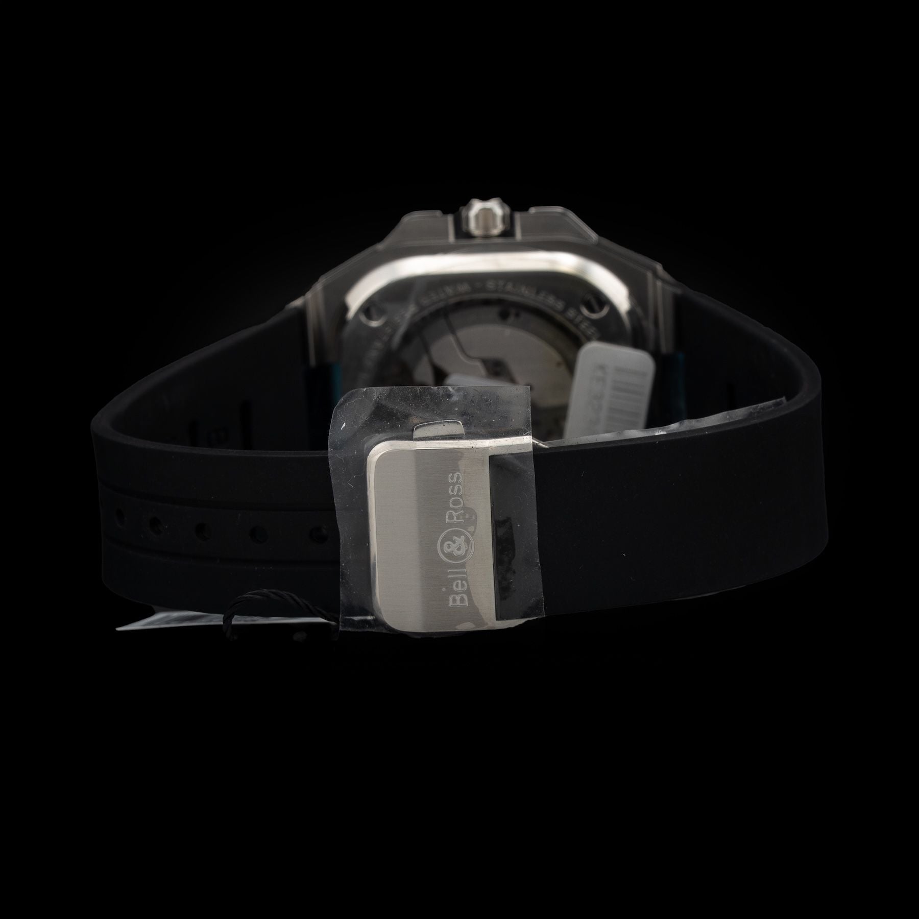 Bell & Ross BR-X5 Black on Rubber Strap BRX5R-BL-ST/SRB