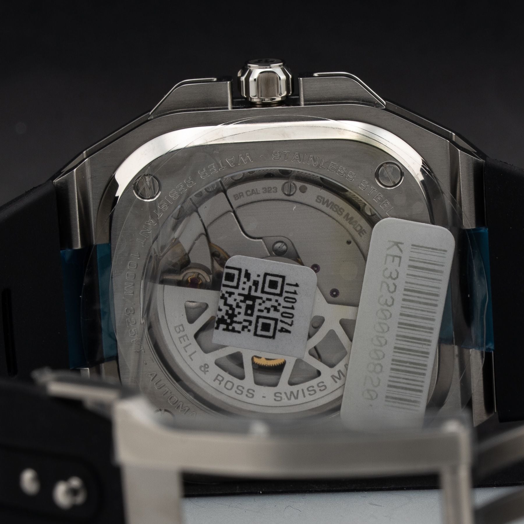 Bell & Ross BR-X5 Black on Rubber Strap BRX5R-BL-ST/SRB