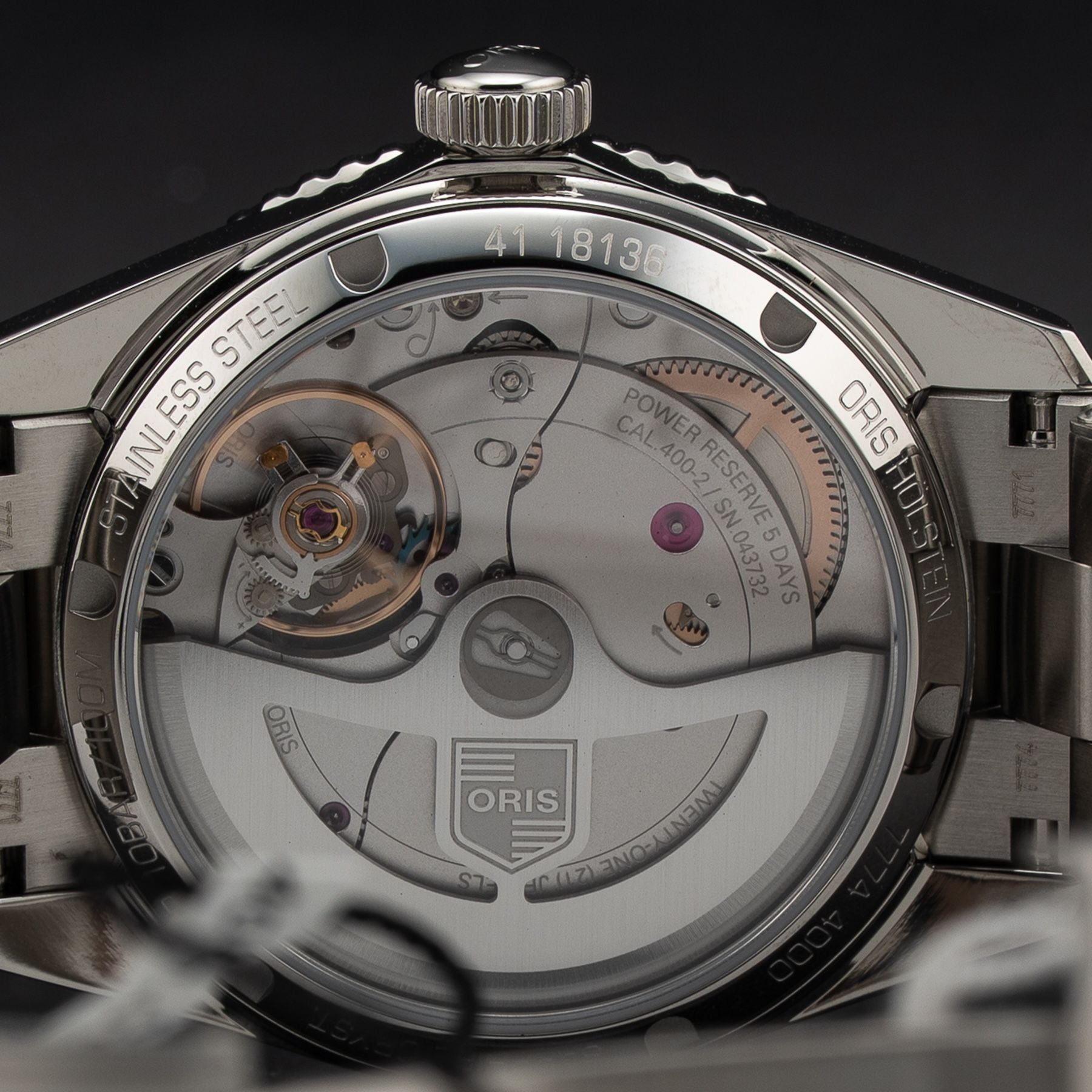 Oris 01 400 7774 4057-07 8 19 18 Divers Sixty-Five Calibre 400 38mm
