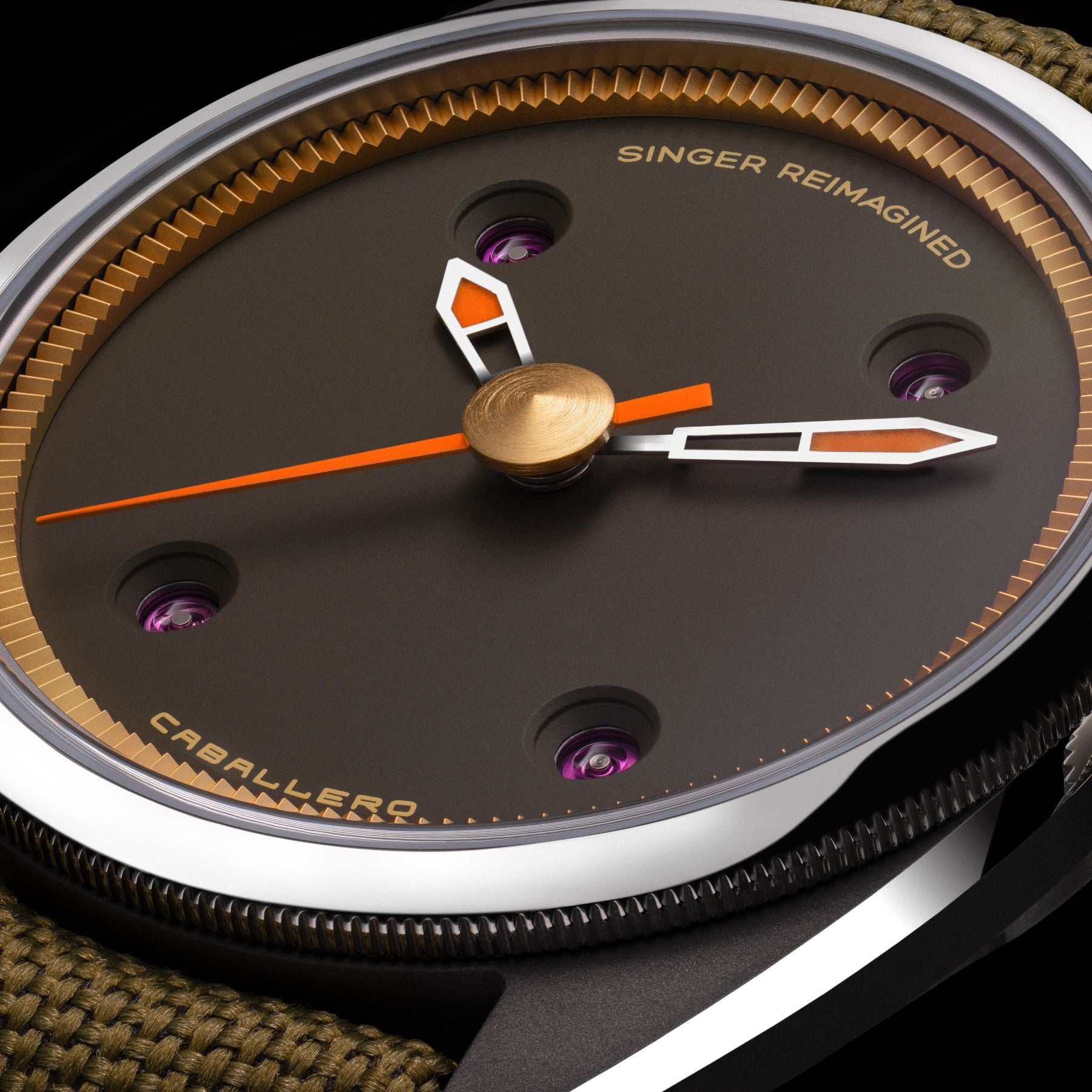 Singer Reimagined Caballero Titanium Brown SR702-5