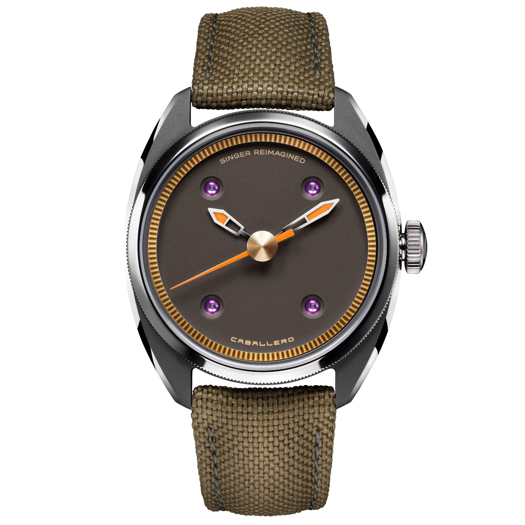 Singer Reimagined Caballero Titanium Brown SR702-5 - Exquisite