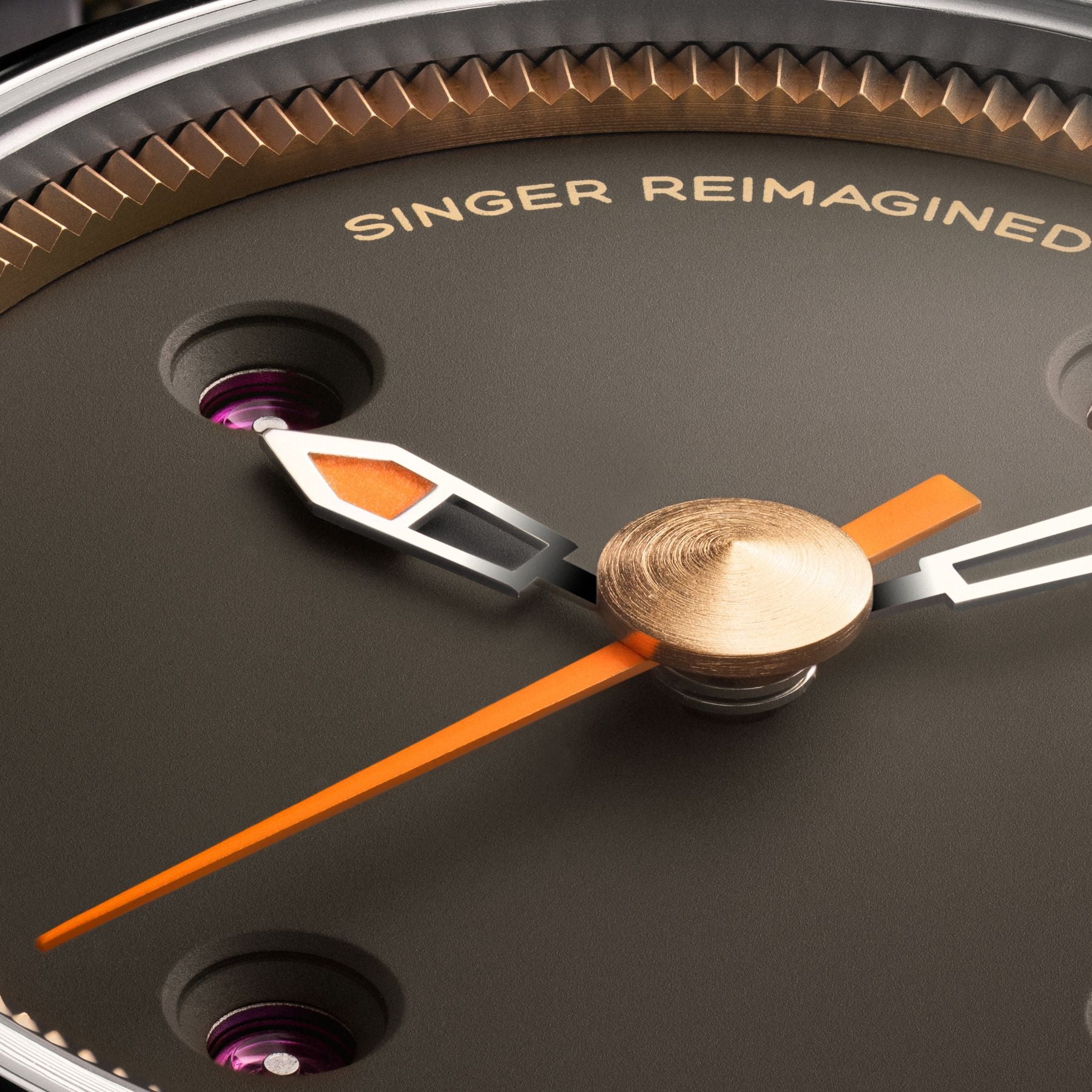 Singer Reimagined Caballero Titanium Brown SR702-5