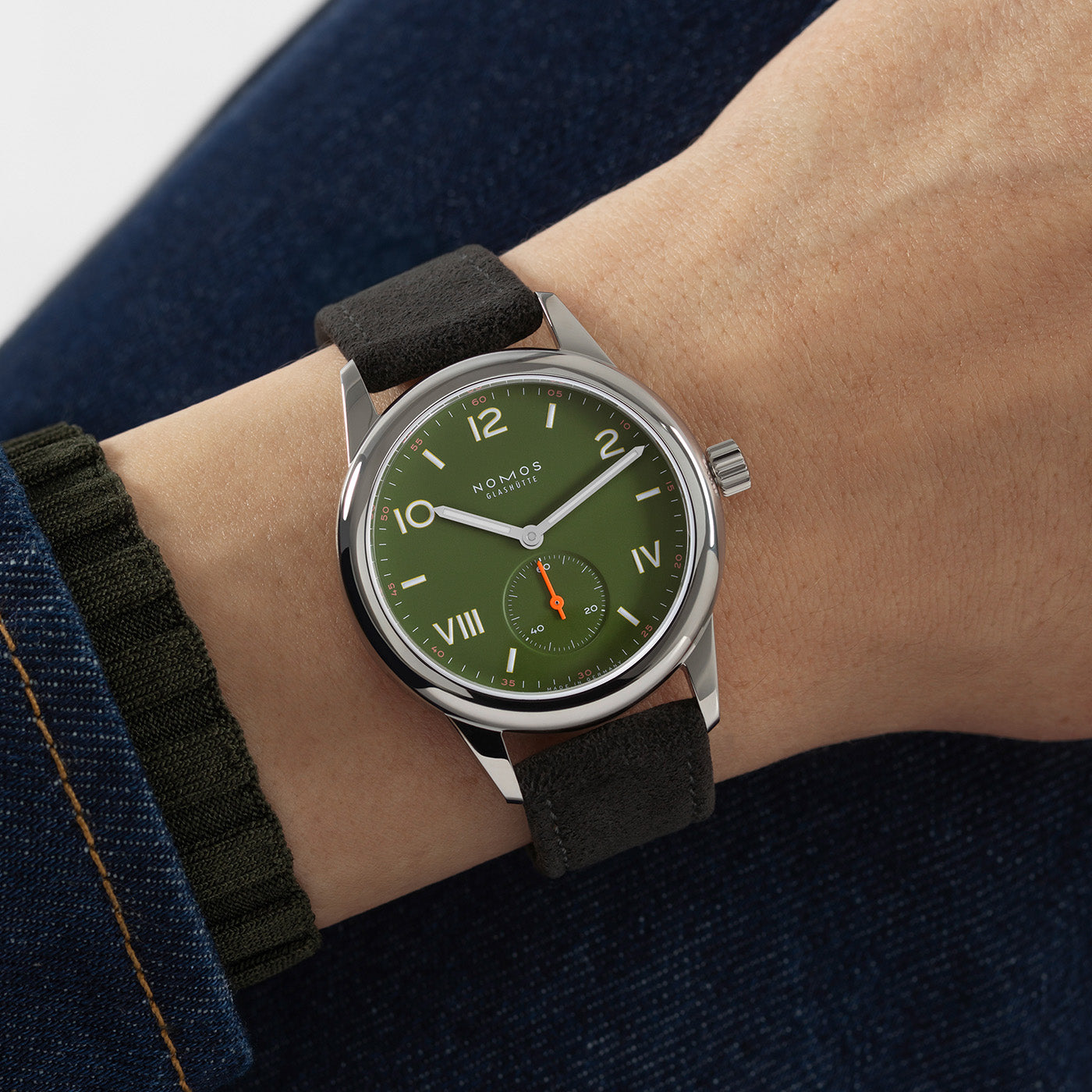 NOMOS Glashütte Club Campus All Olive