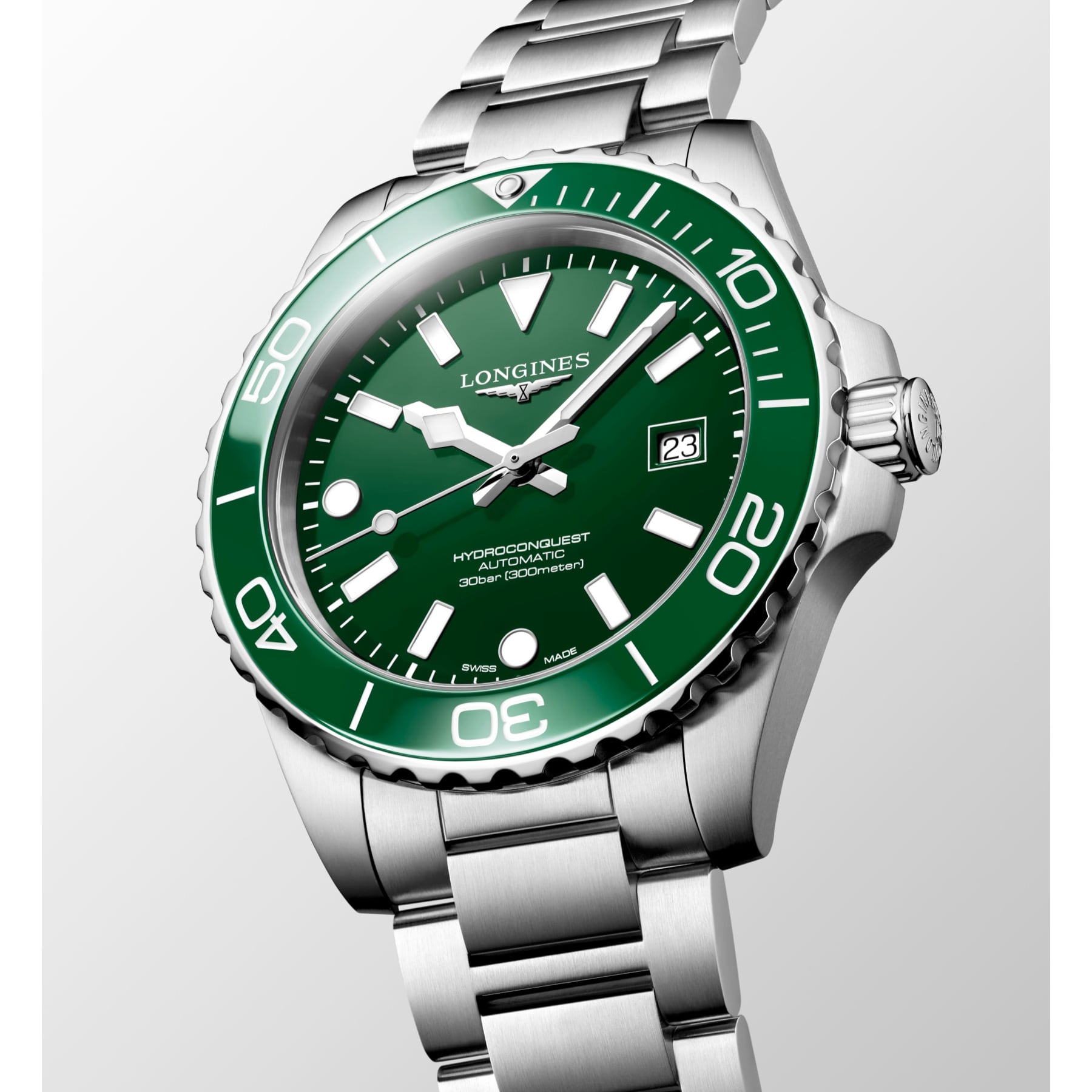 Longines Hydroconquest L3.788.4.06.6 42mm Green