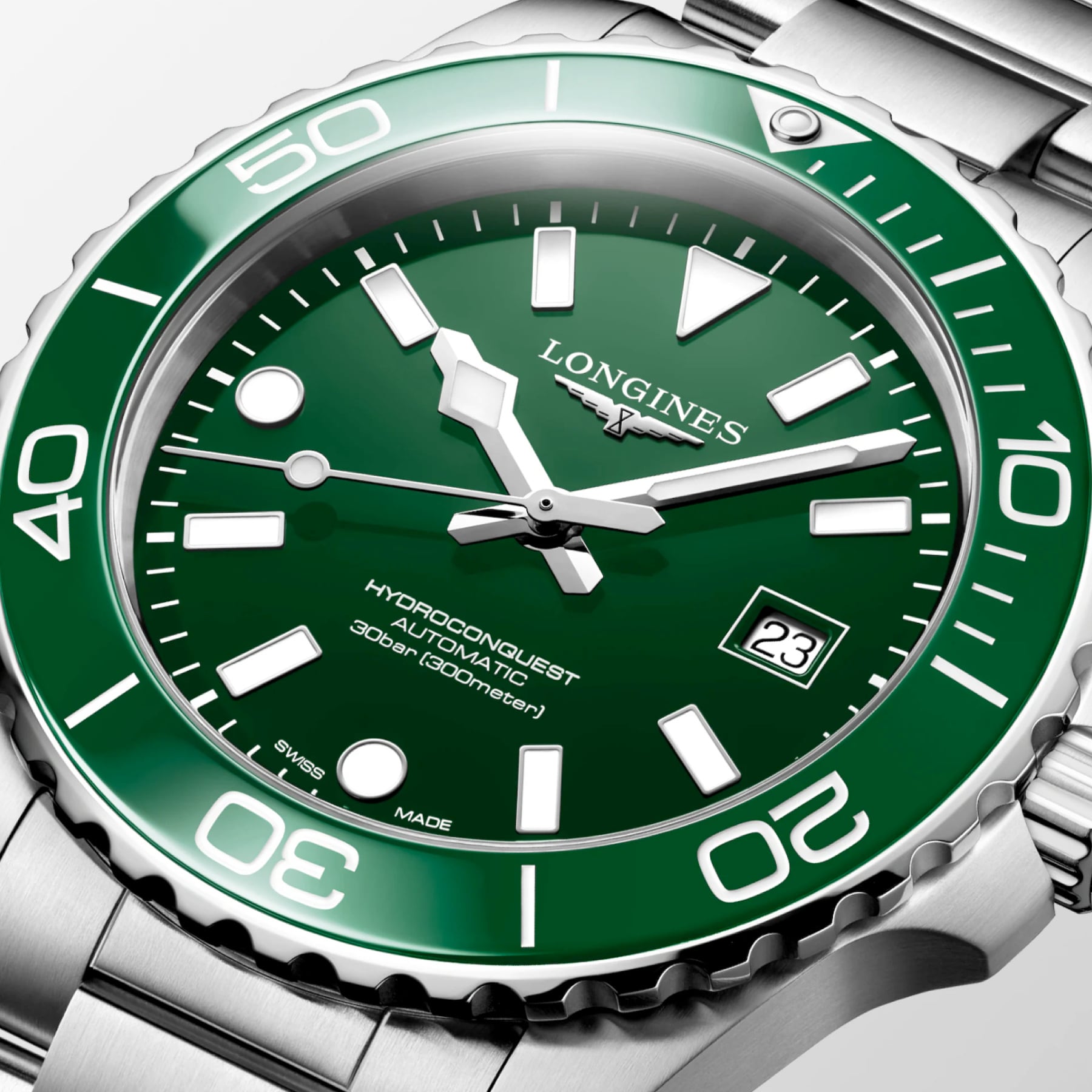 Longines Hydroconquest L3.788.4.06.6 42mm Green
