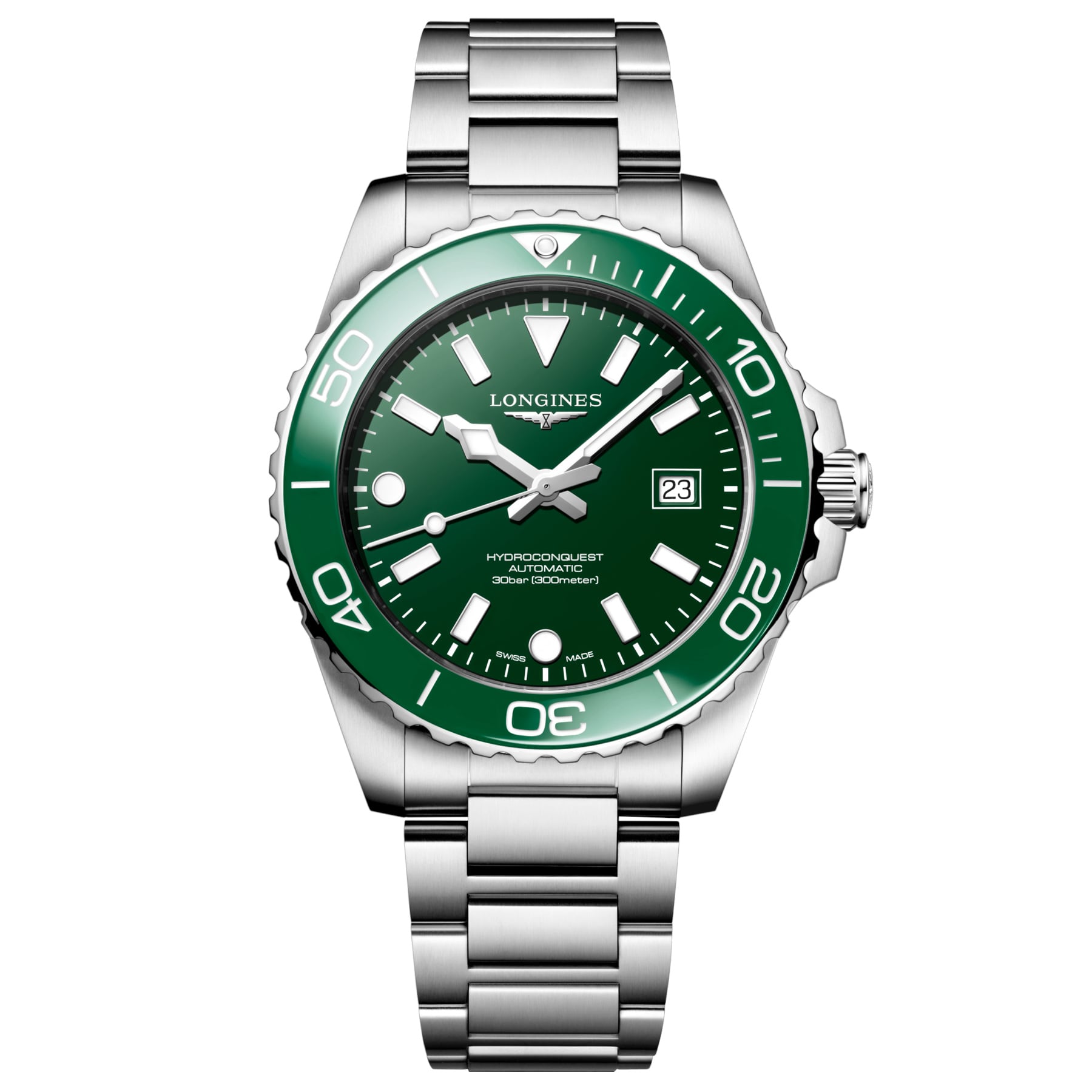 Longines Hydroconquest L3.788.4.06.6 42mm Green
