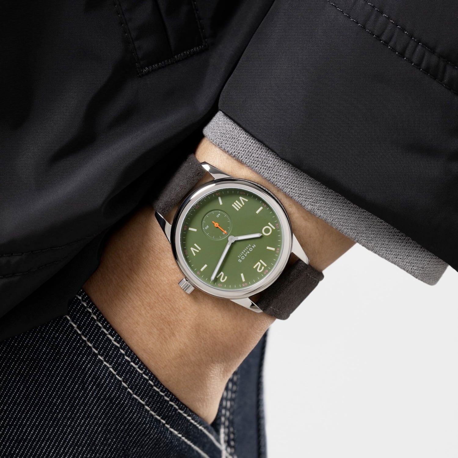 NOMOS Glashütte Club Campus 38 All Olive