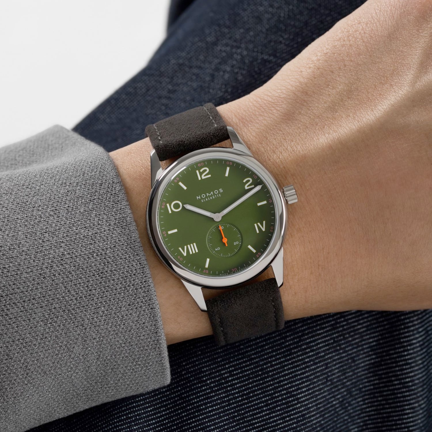 NOMOS Glashütte Club Campus 38 All Olive