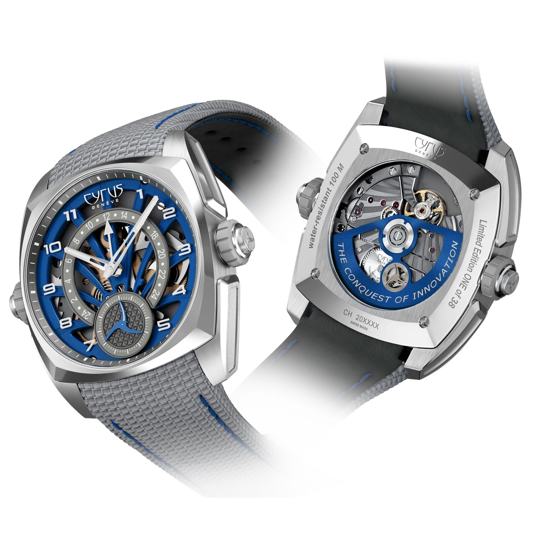 Cyrus Klepcys GMT Ocean Blue 539.507.TT.B