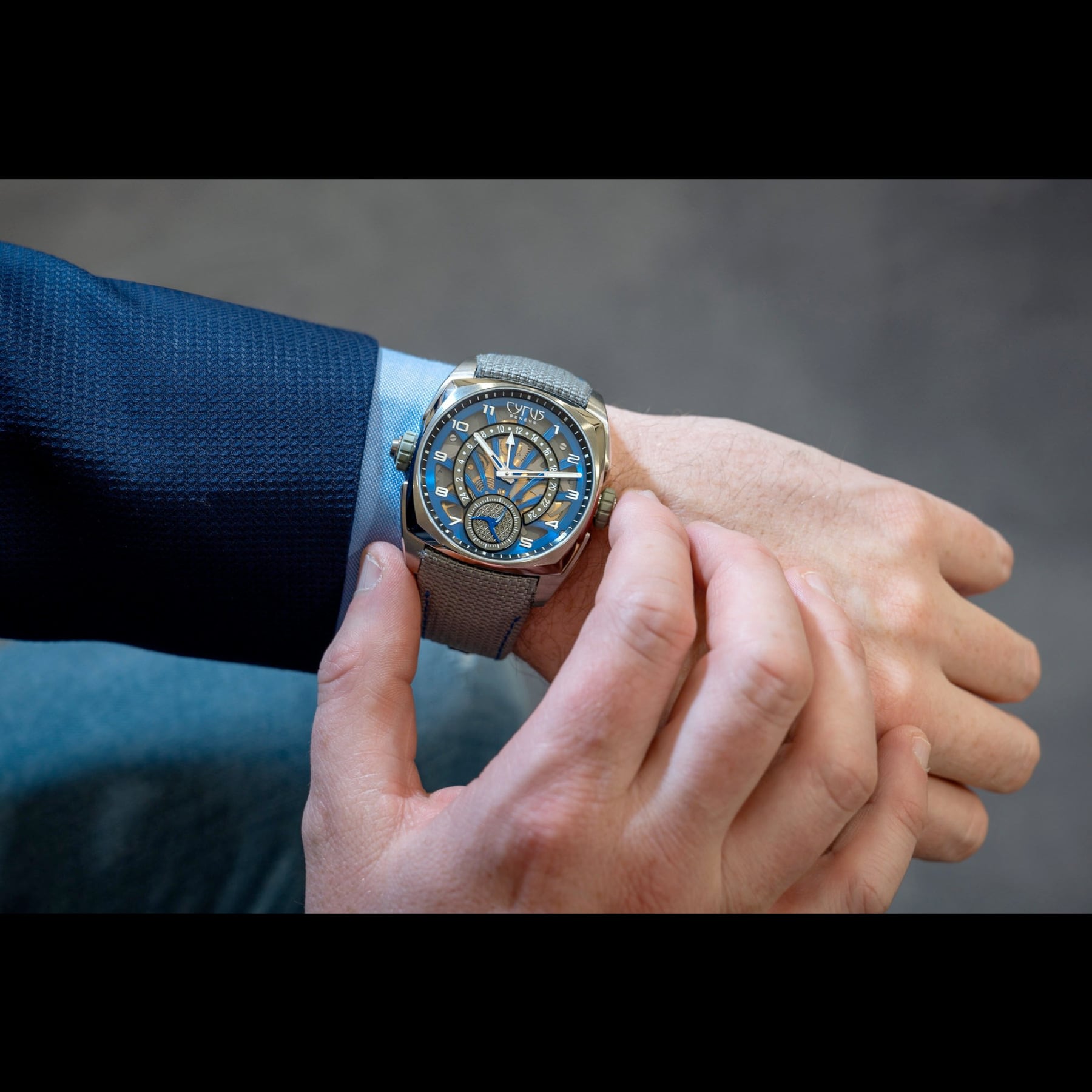 Cyrus Klepcys GMT Ocean Blue 539.507.TT.B