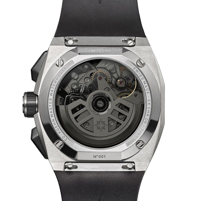 Edouard Koehn Tempus III Black Skeleton Chronograph EK-CHR09SRBK
