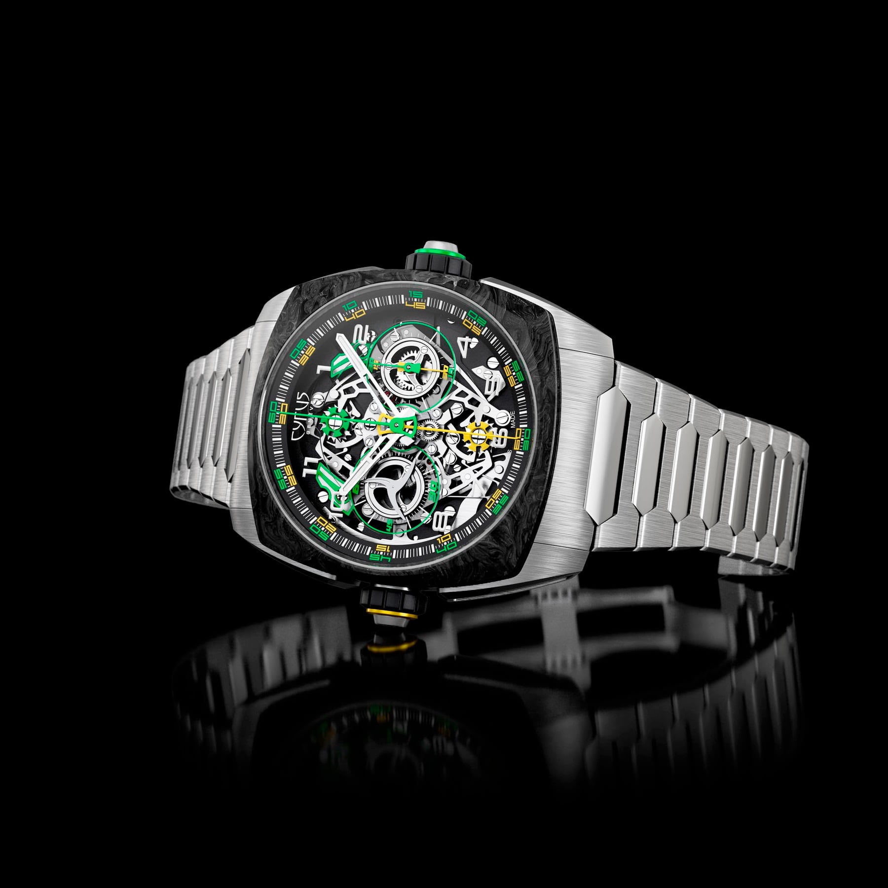 Cyrus Klepcys Dice Lime Carbon 539.508.TCM.B