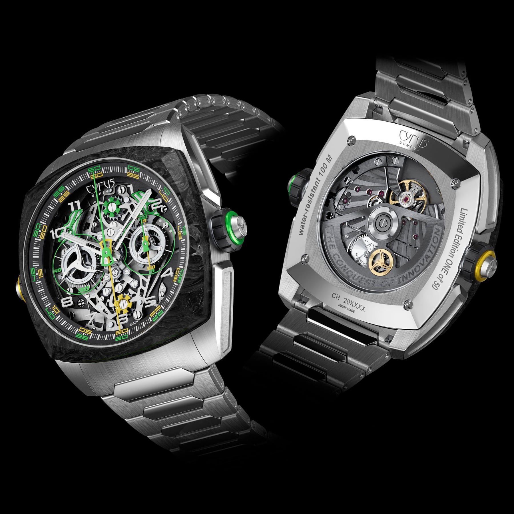 Cyrus Klepcys Dice Lime Carbon 539.508.TCM.B