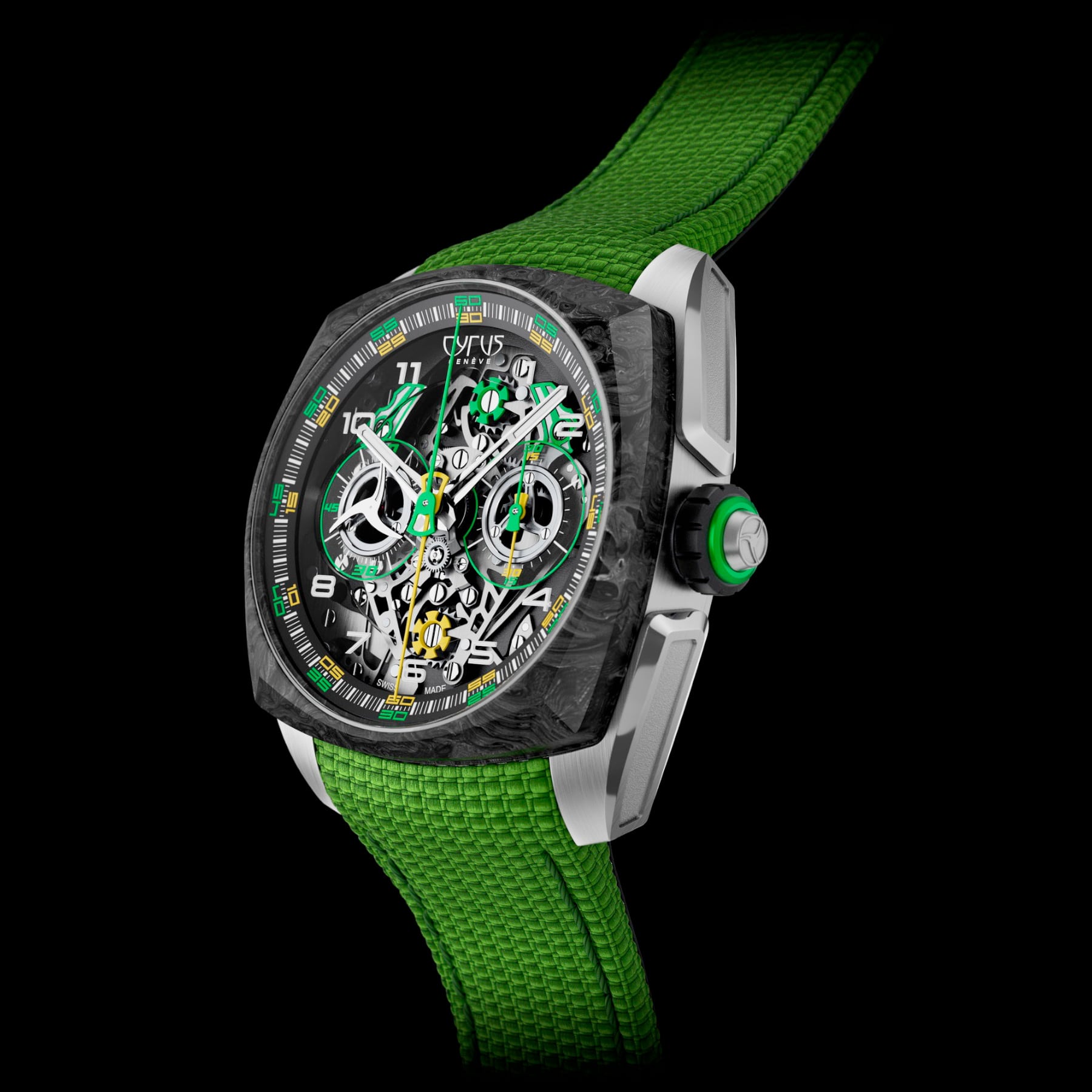 Cyrus Klepcys Dice Lime Carbon 539.508.TC.B