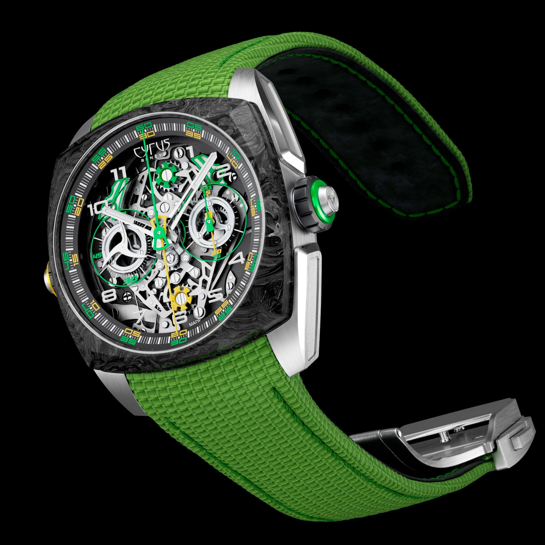 Cyrus Klepcys Dice Lime Carbon 539.508.TC.B