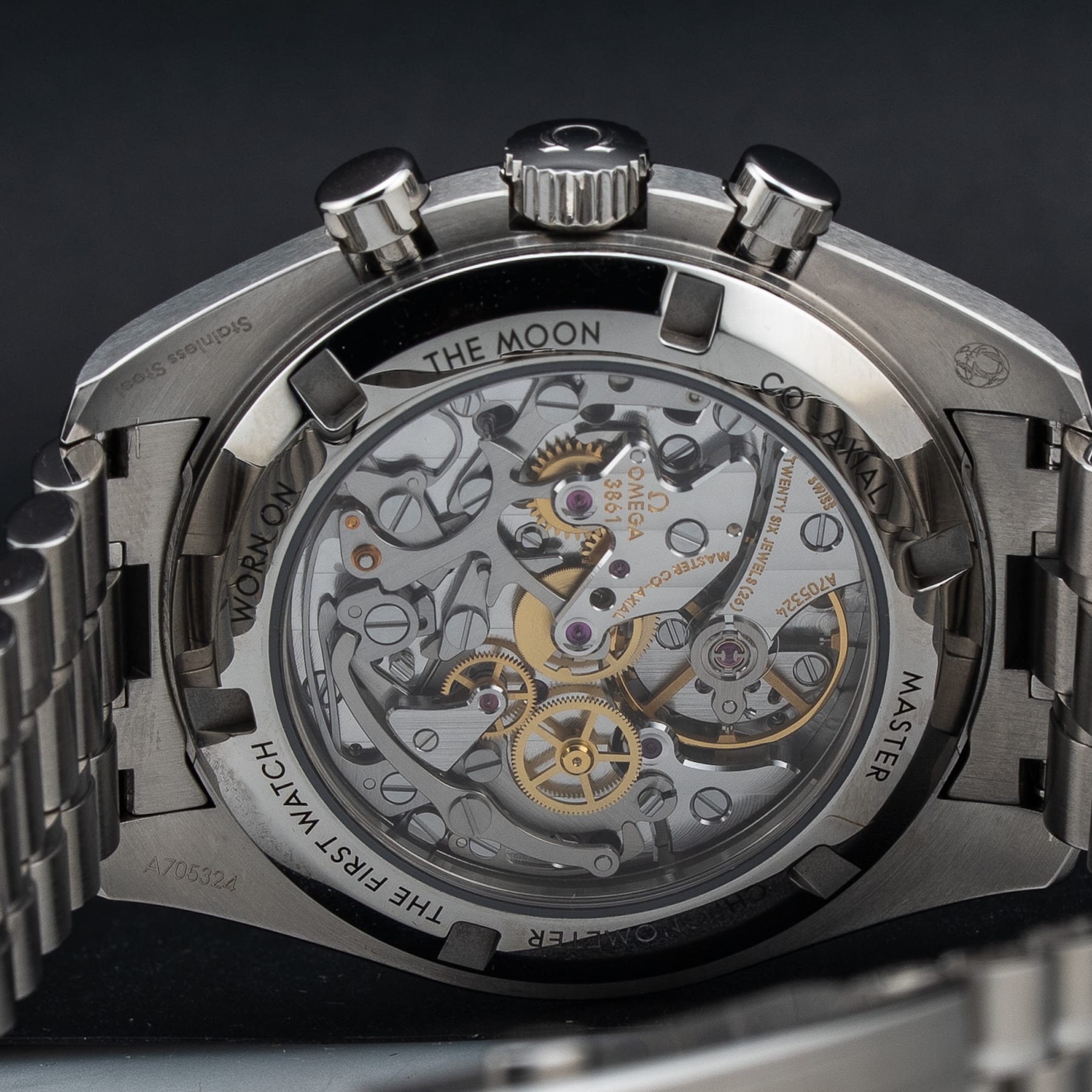 Omega 310.30.42.50.04.001 Speedmaster Moonwatch Professional White Dial