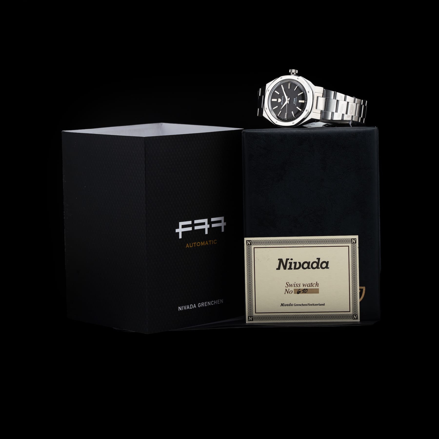 Nivada Grenchen F77 Meteorite MK2 38mm 68049A77