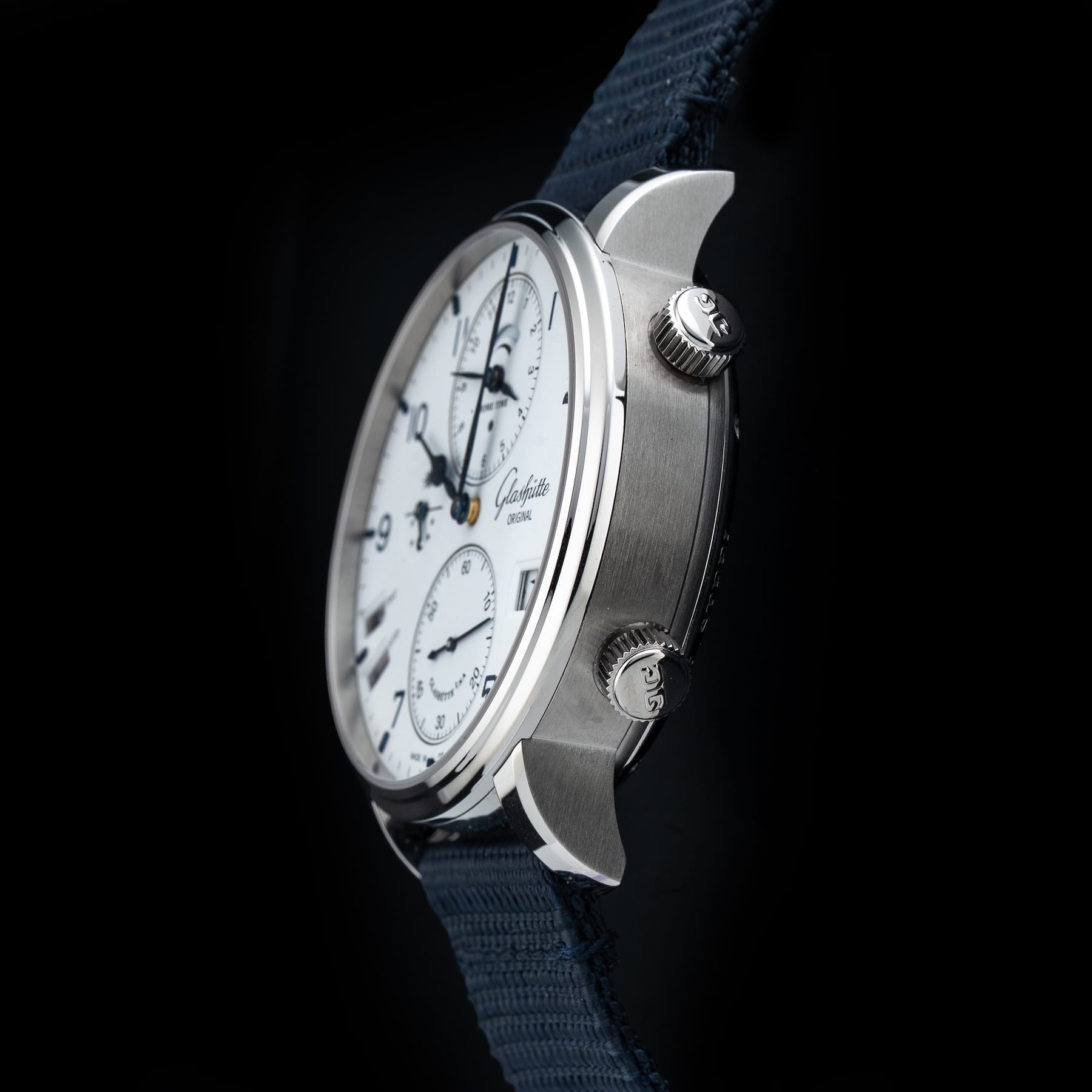 Glashütte Original 1-89-02-03-02-64 Senator Cosmopolite Stainless Steel