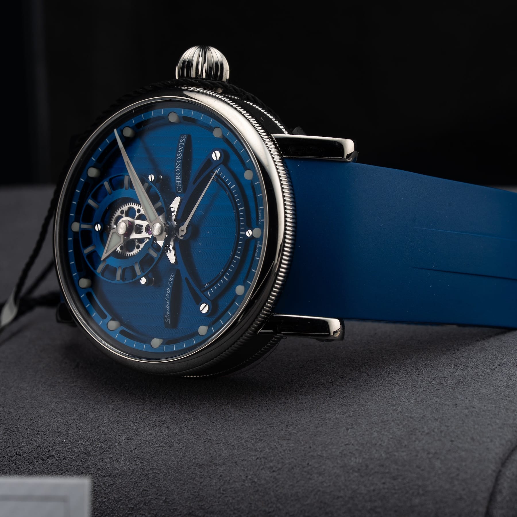 Chronoswiss ReSec Vertical Blue CH-6923T.1-BL Limited