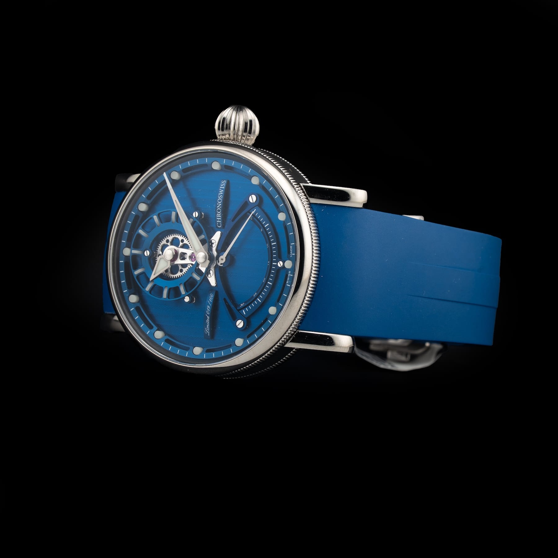 Chronoswiss ReSec Vertical Blue CH-6923T.1-BL Limited