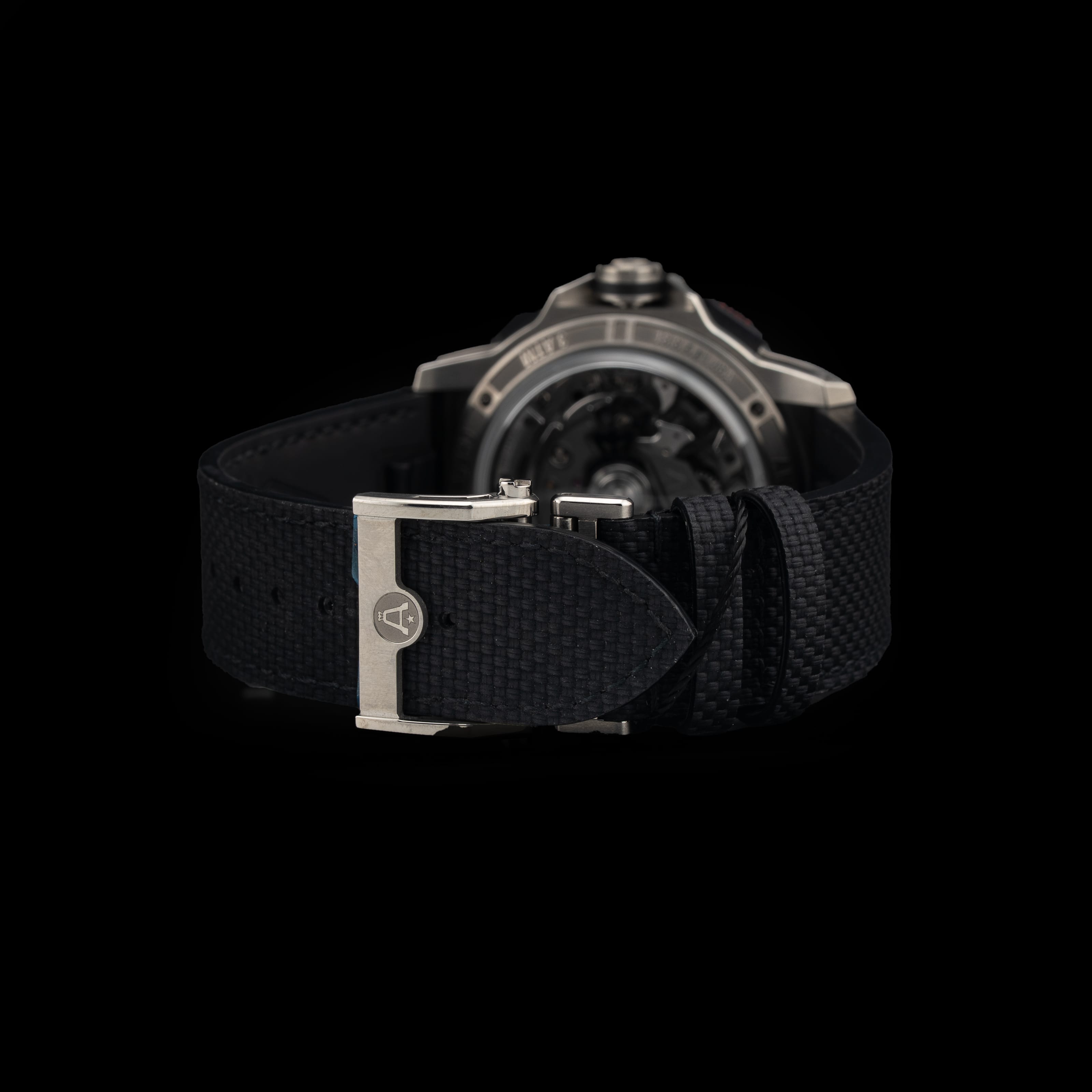 Angelus 0CDYF.B02A.K009B Chronodate Titanium Black