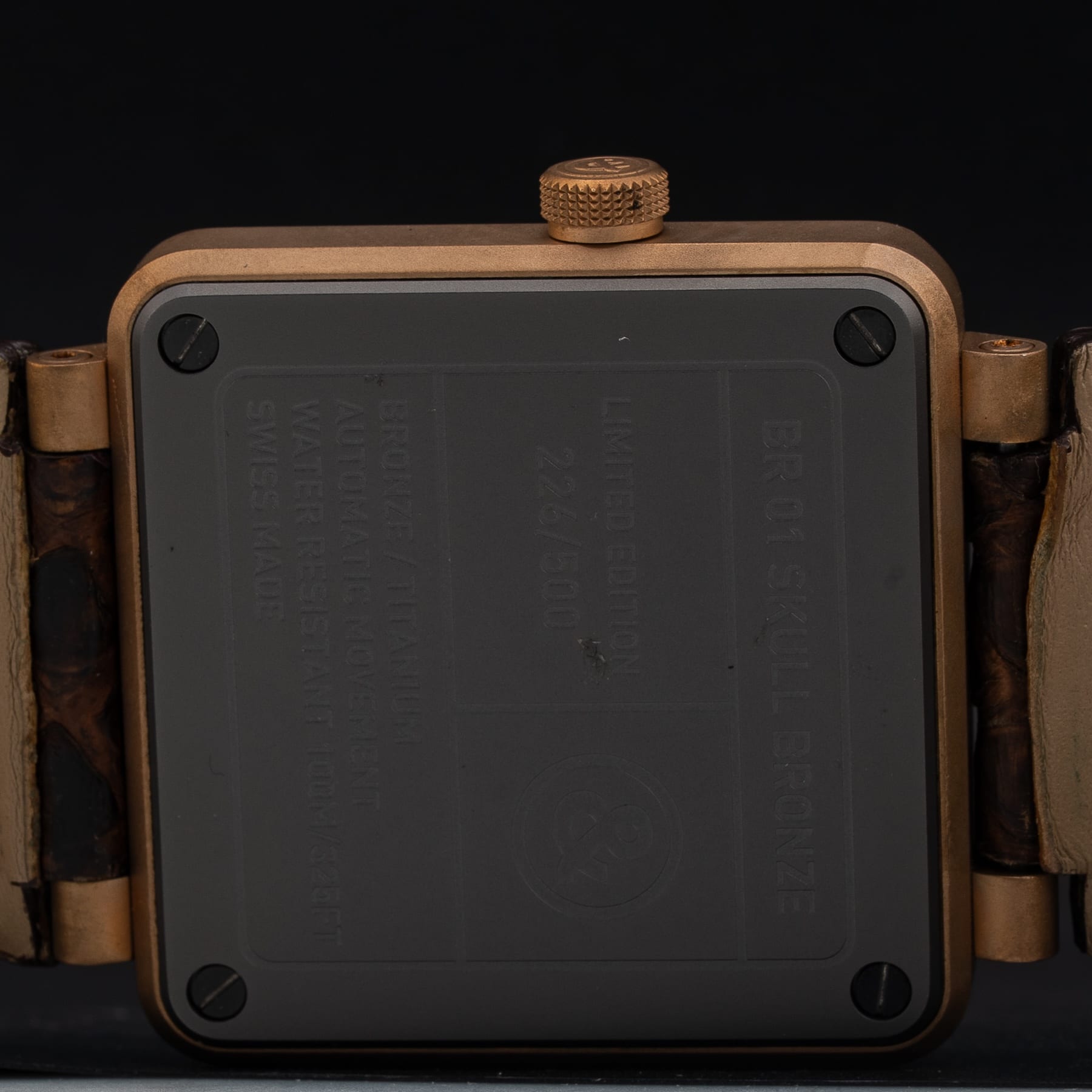 Bell & Ross BR 01 Skull Bronze BR0192-SKULL-BR