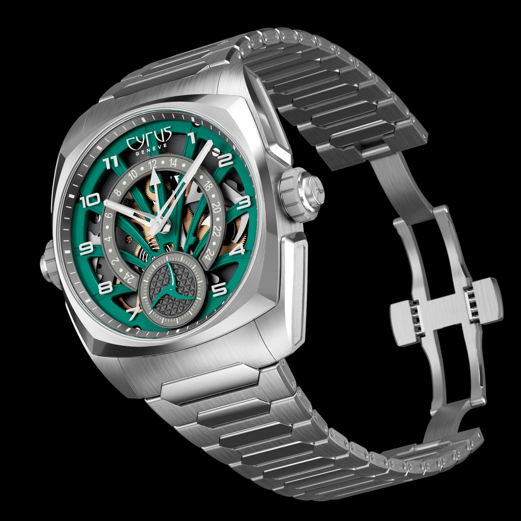 Cyrus Klepcys GMT Palm Green 539.507.TTM.C