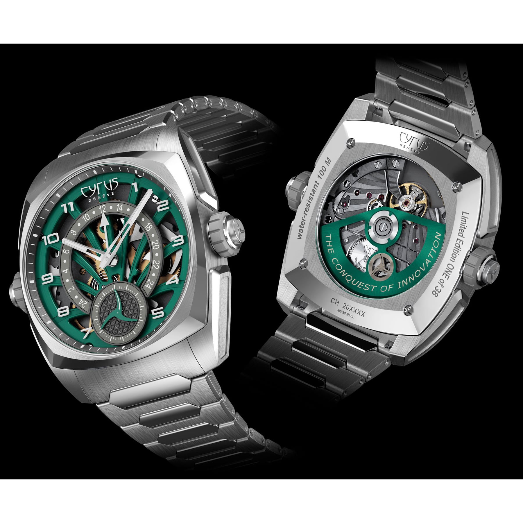 Cyrus Klepcys GMT Palm Green 539.507.TTM.C