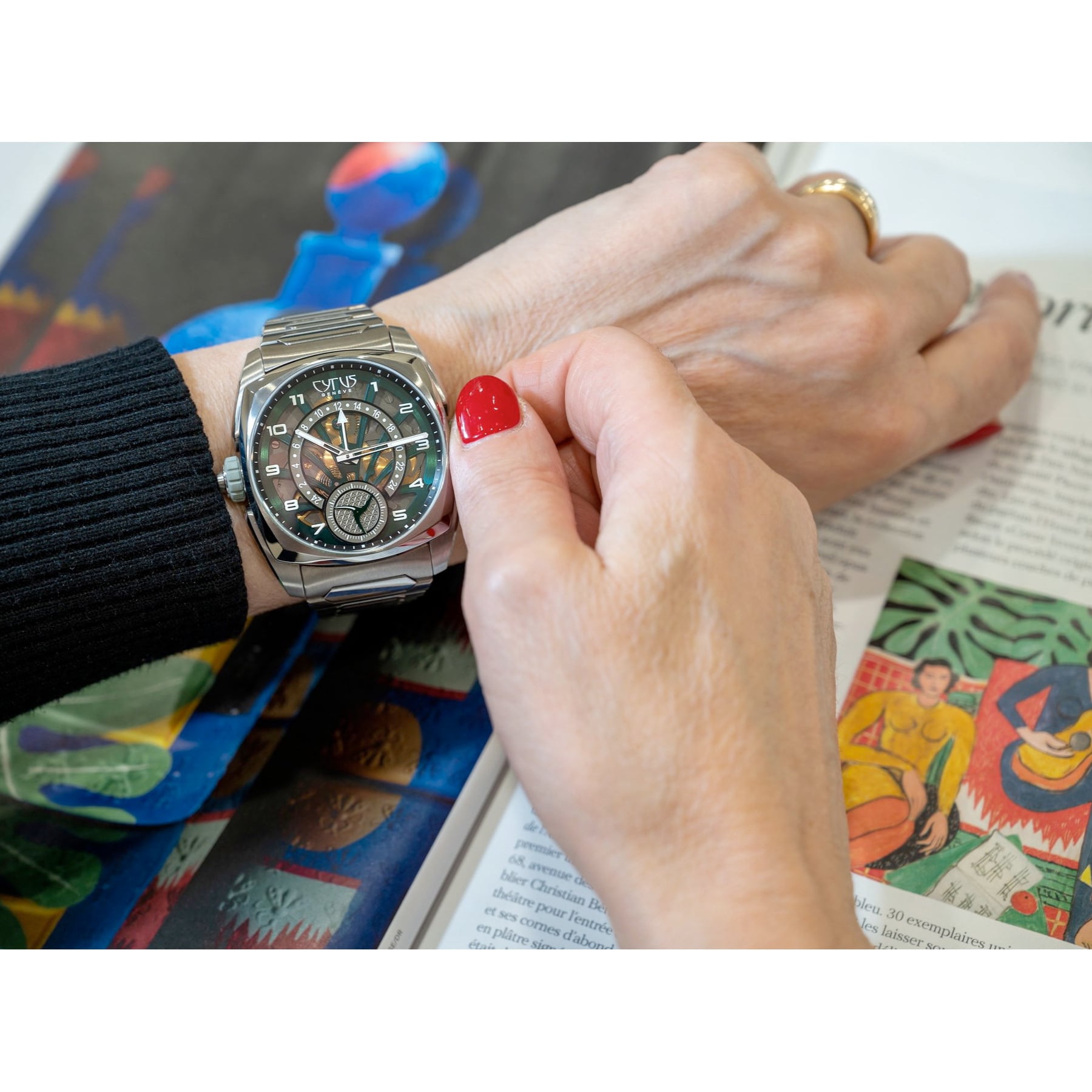 Cyrus Klepcys GMT Palm Green 539.507.TTM.C