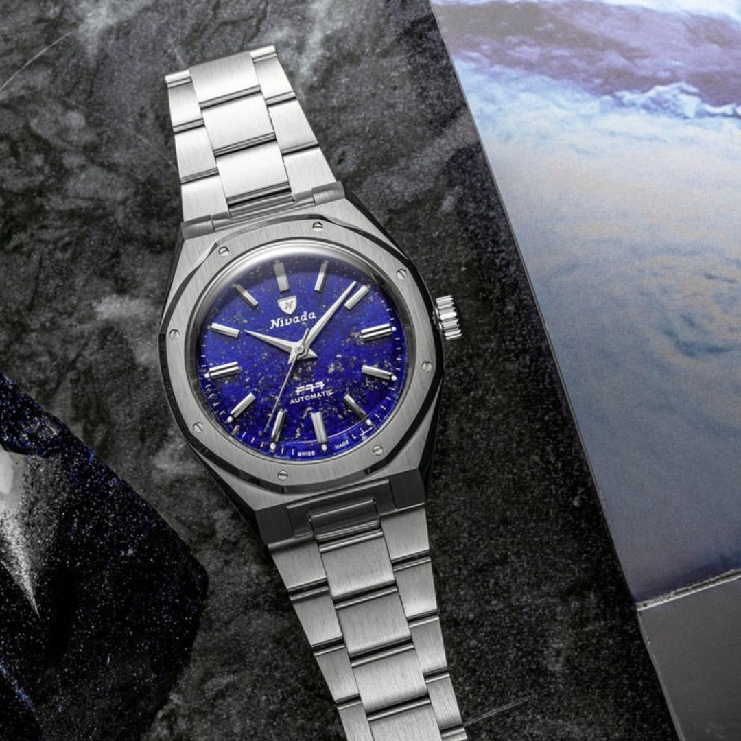 Nivada Grenchen F77 Lapis Lazuli MK2 38mm 68048A77