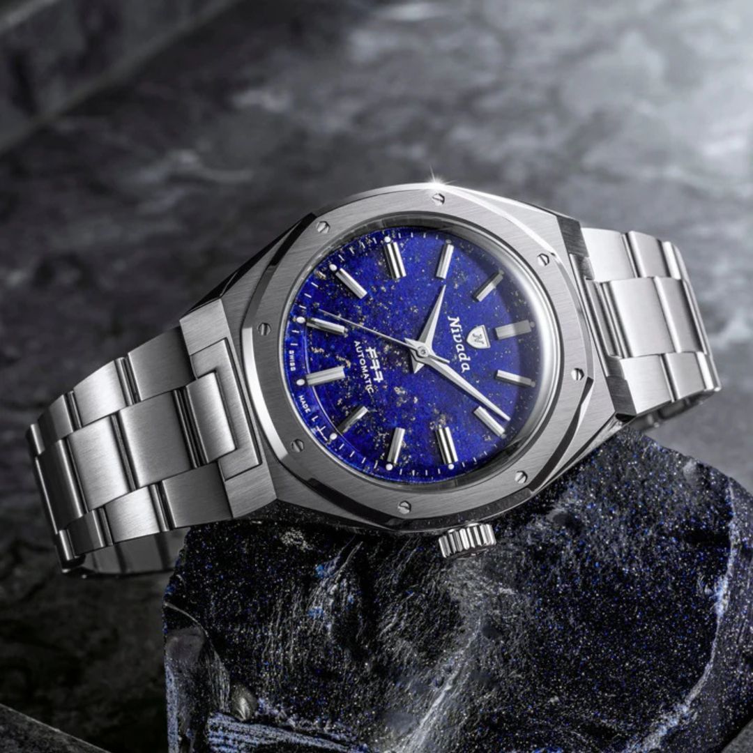 Nivada Grenchen F77 Lapis Lazuli MK2 38mm 68048A77