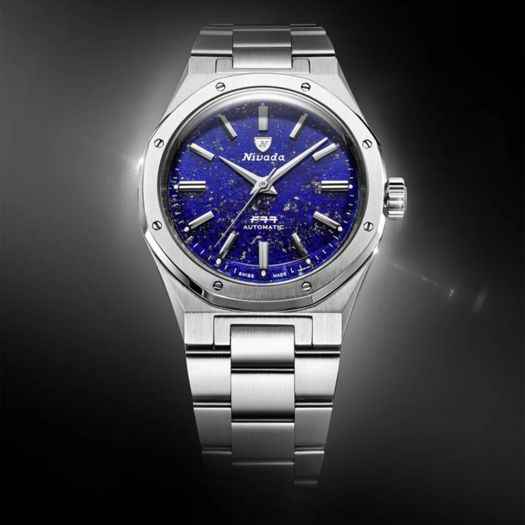 Nivada Grenchen F77 Lapis Lazuli MK2 38mm 68048A77