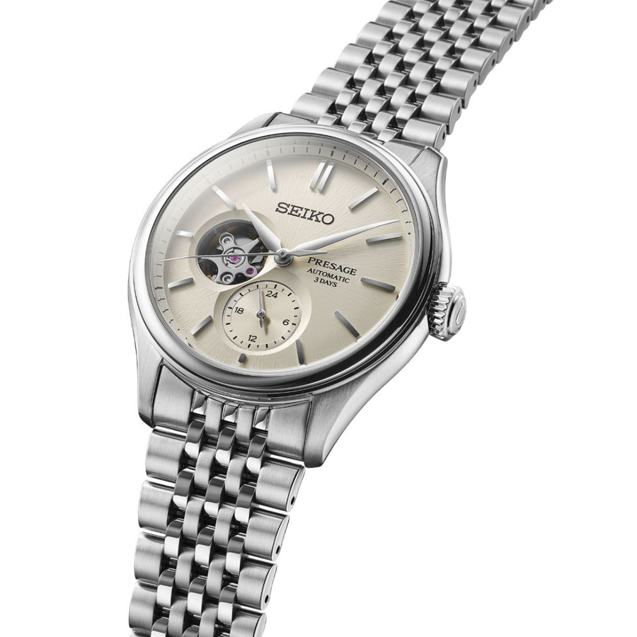 Seiko SPB469 Presage Classic Semi-Skeleton Shiroiro