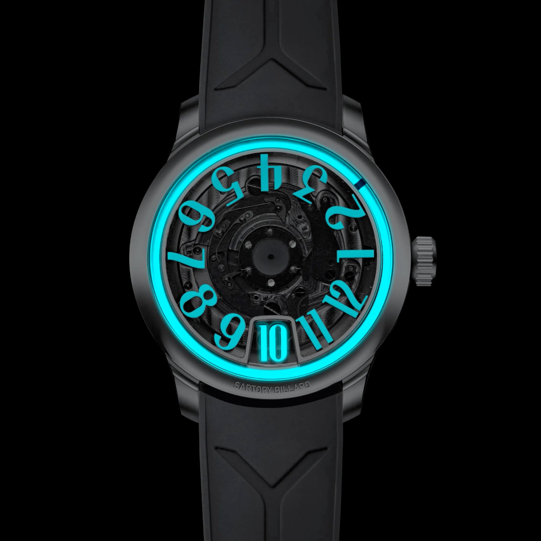 Sartory Billard SB10 Jumping Hour Black Sapphire