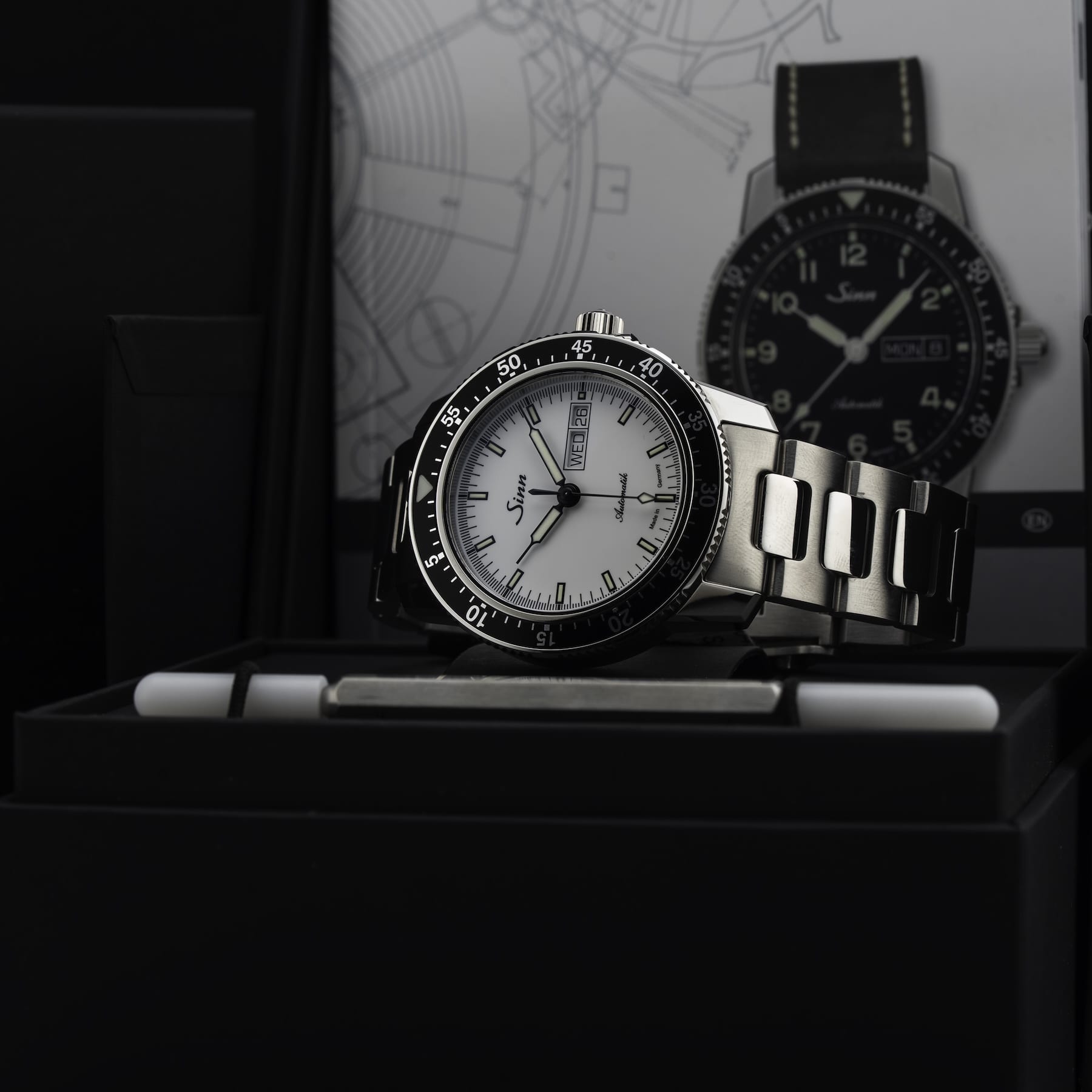 Sinn 104 I ST SA White