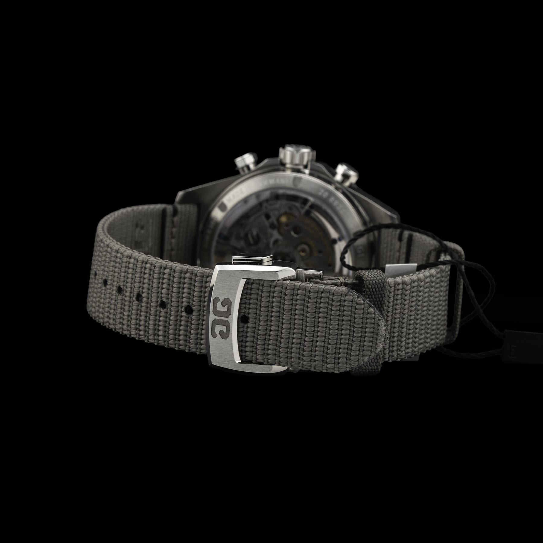 Glashütte Original SeaQ Chronograph Blue Dial on Grey Strap 1-37-23-02-81-34
