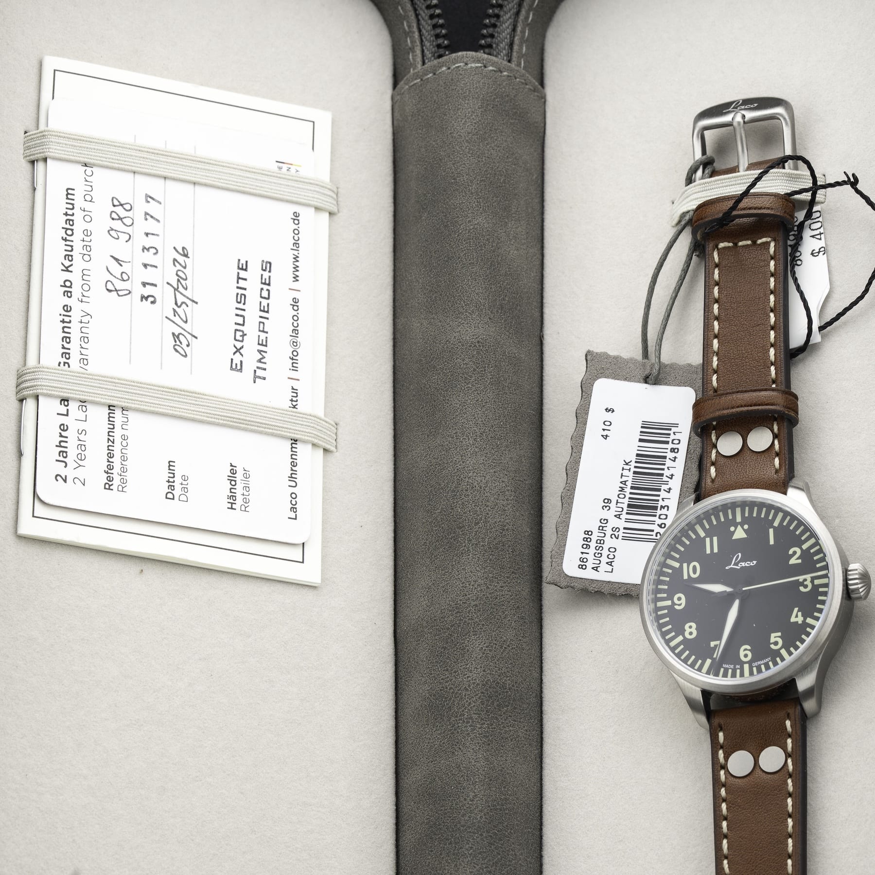 Laco Pilot Augsburg 39mm 861988