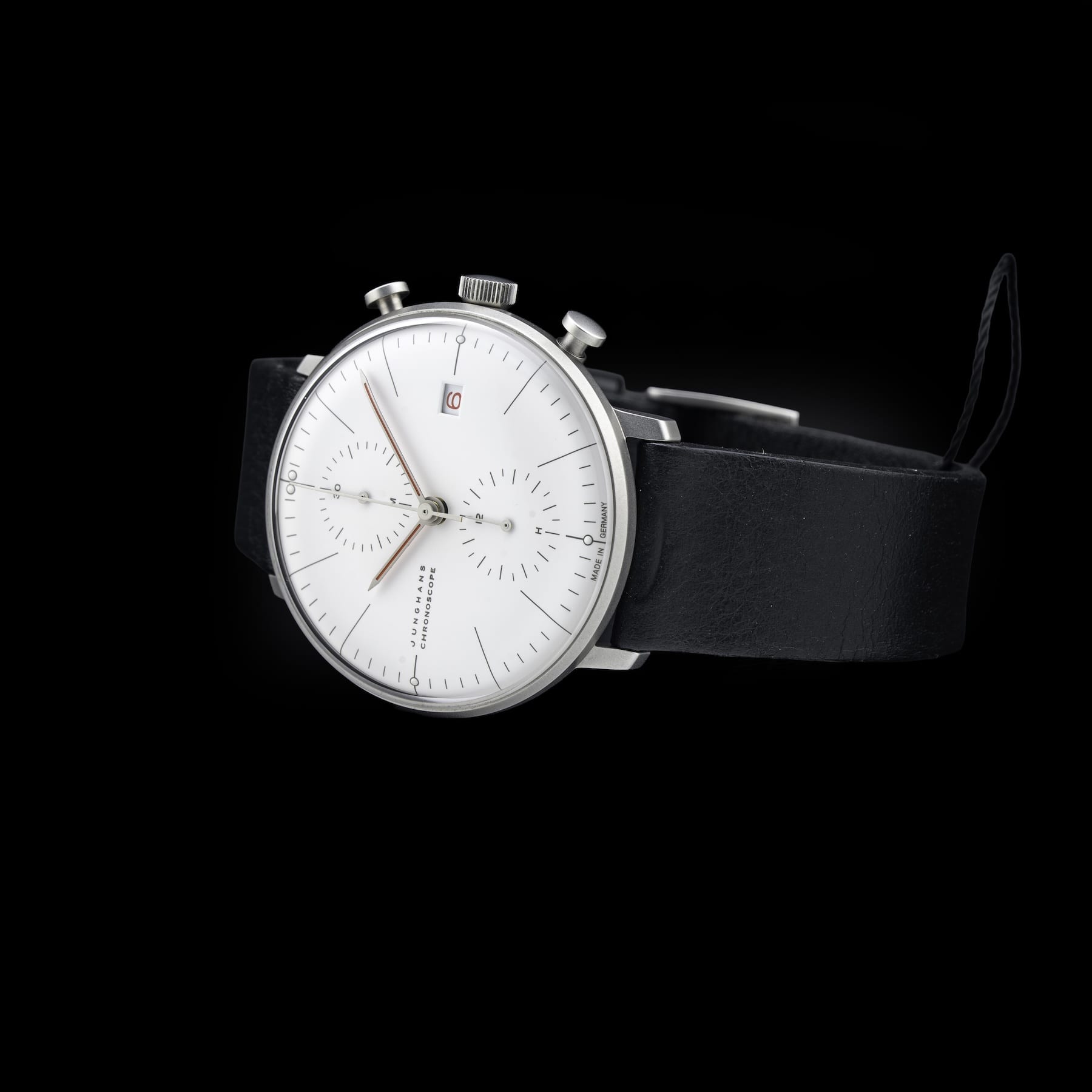 Junghans 027/4303.02 Max Bill Chronoscope Bauhaus