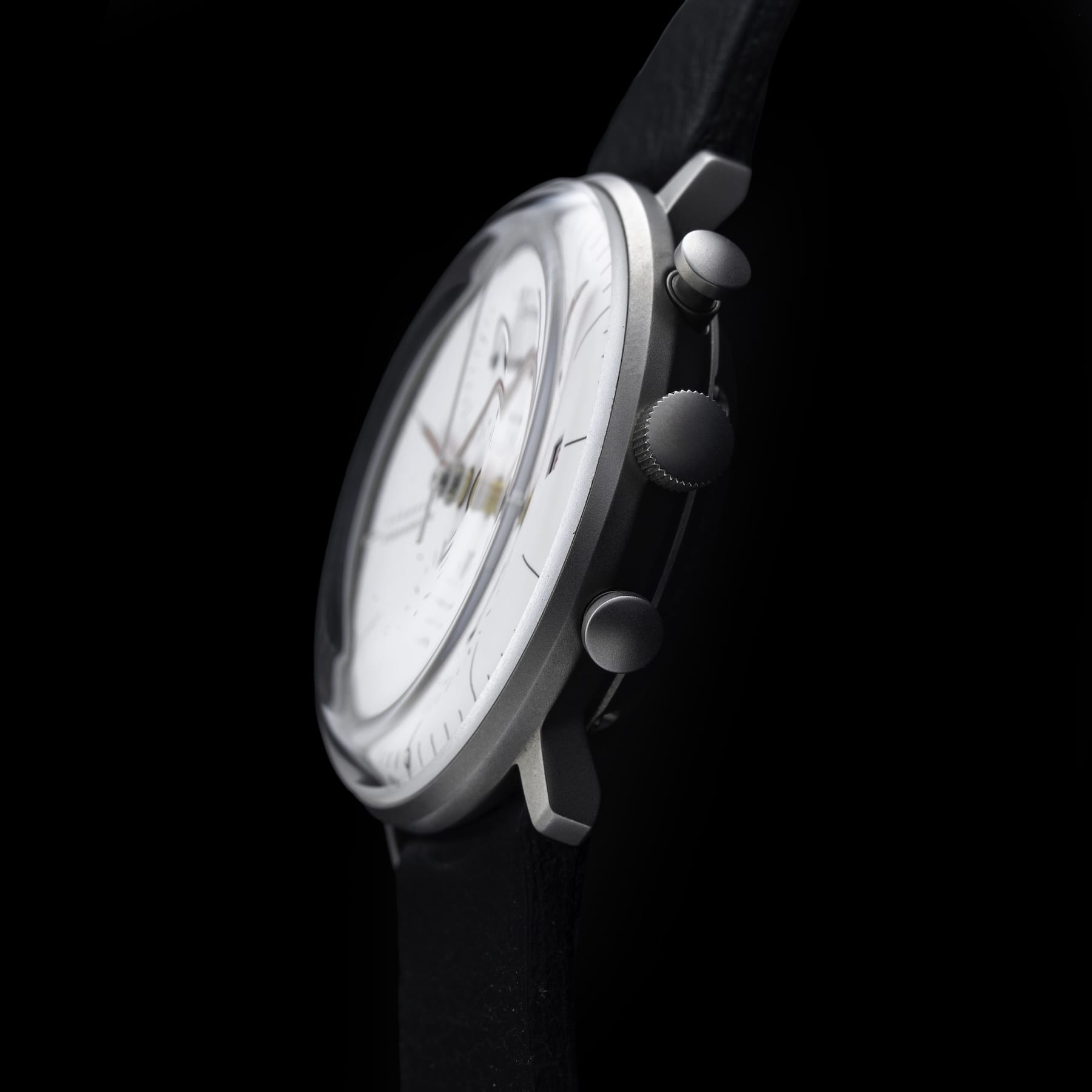 Junghans 027/4303.02 Max Bill Chronoscope Bauhaus