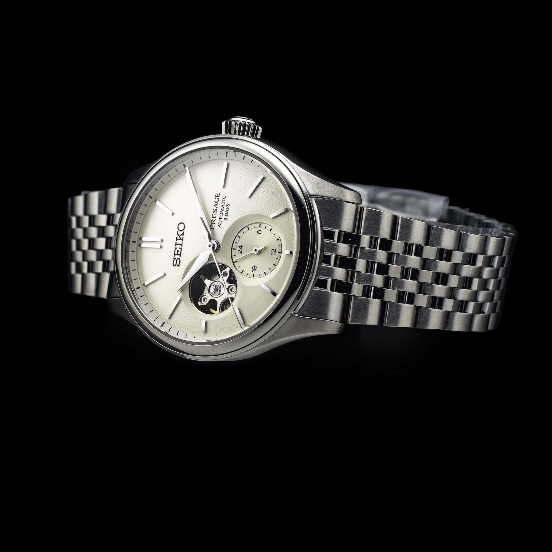 Seiko Presage SPB469 Classic Semi-Skeleton Shiroiro